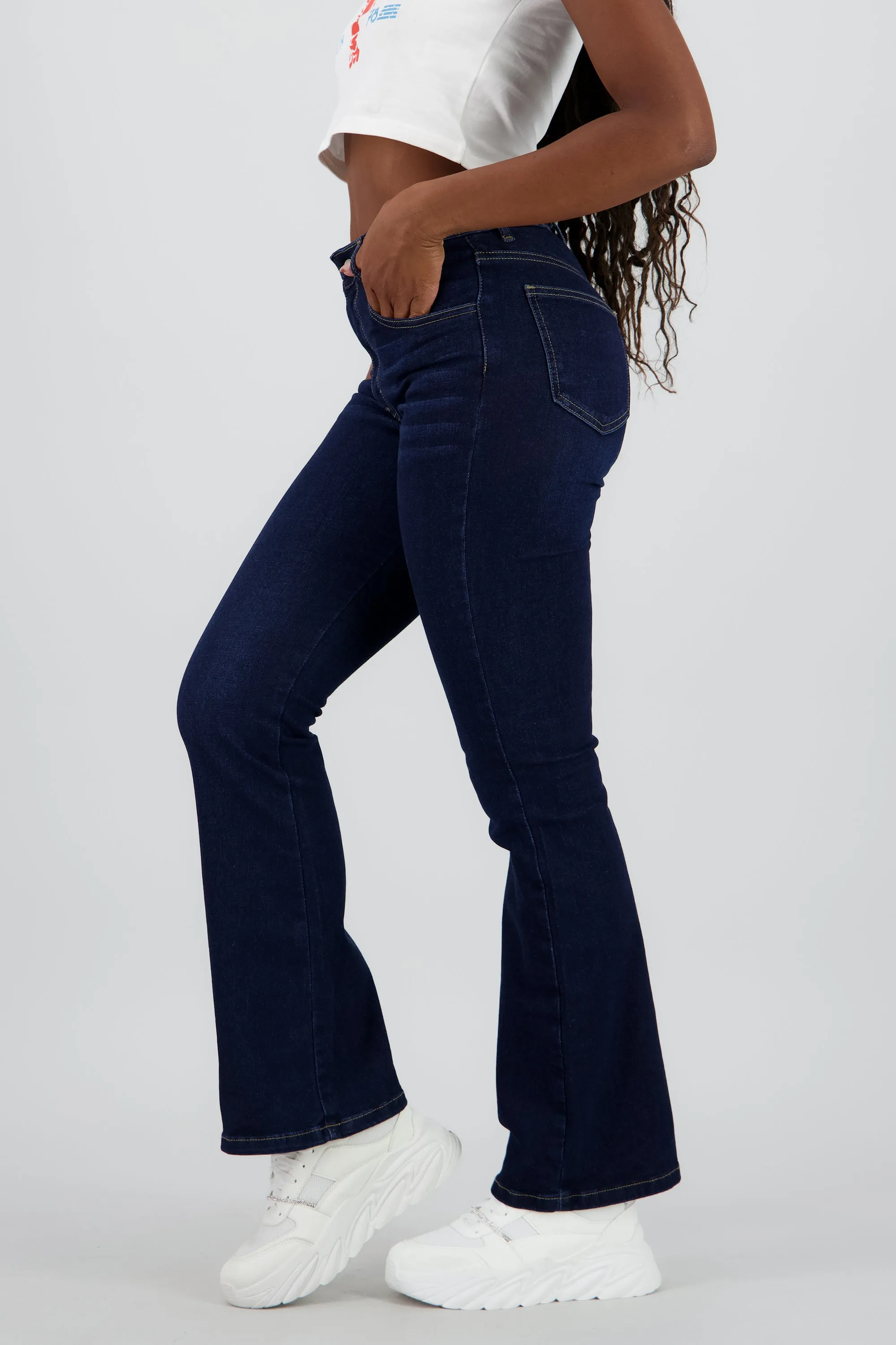 Jeans flare crop sold by Shasa product image thumbnail 3