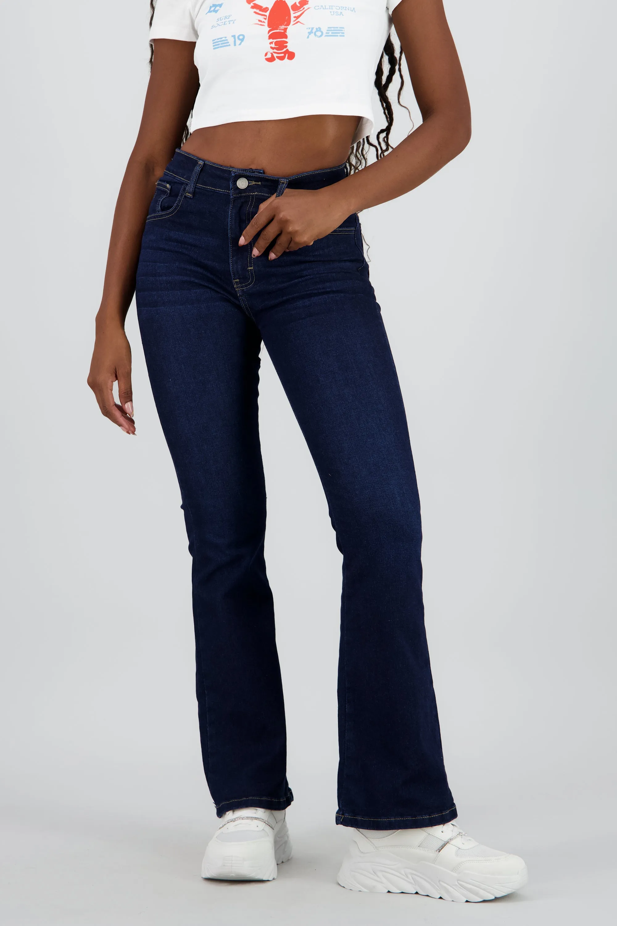 Jeans flare crop sold by Shasa product image thumbnail 2