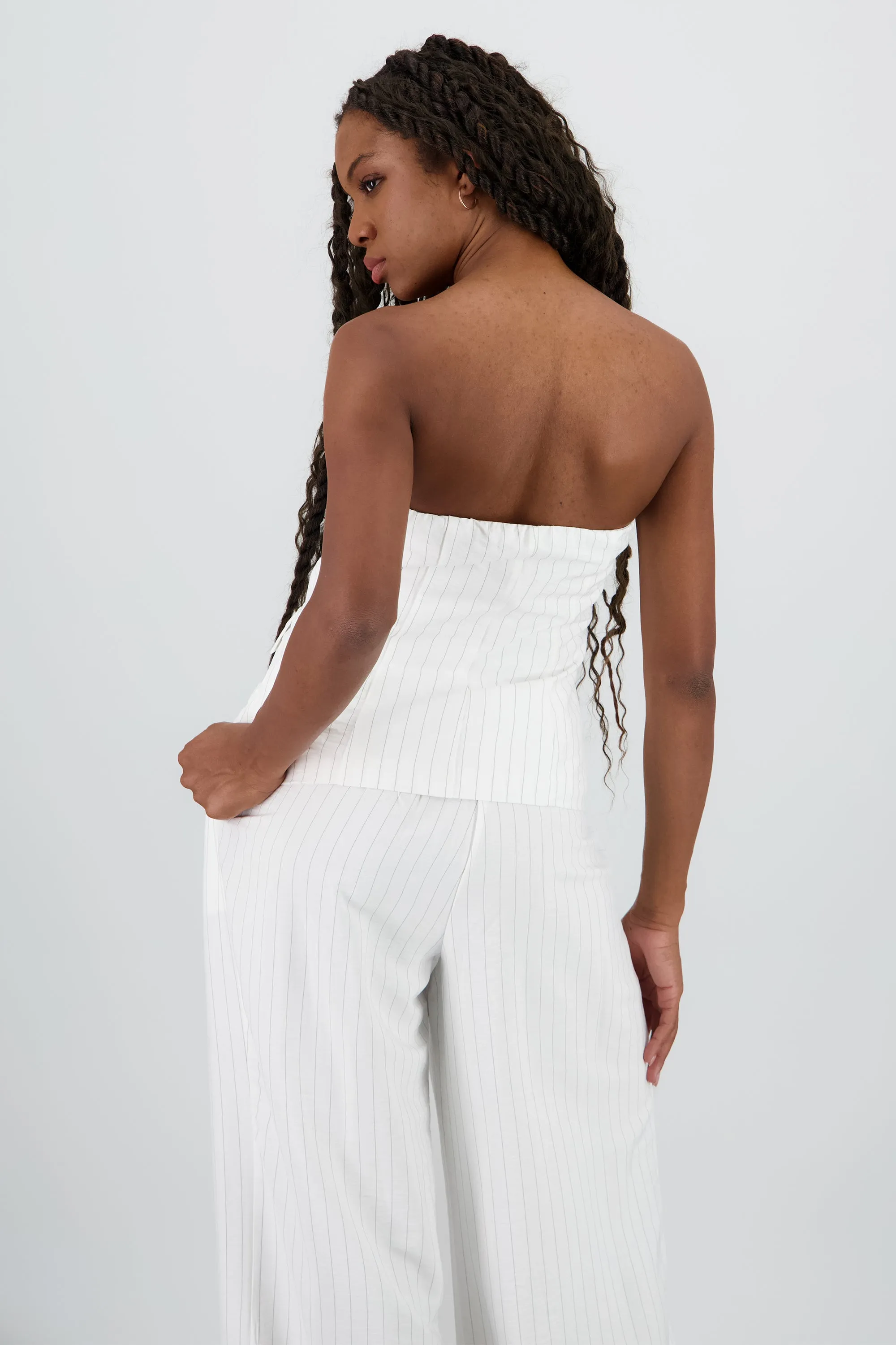 Top strapless rayas botones sold by Shasa product image thumbnail 4