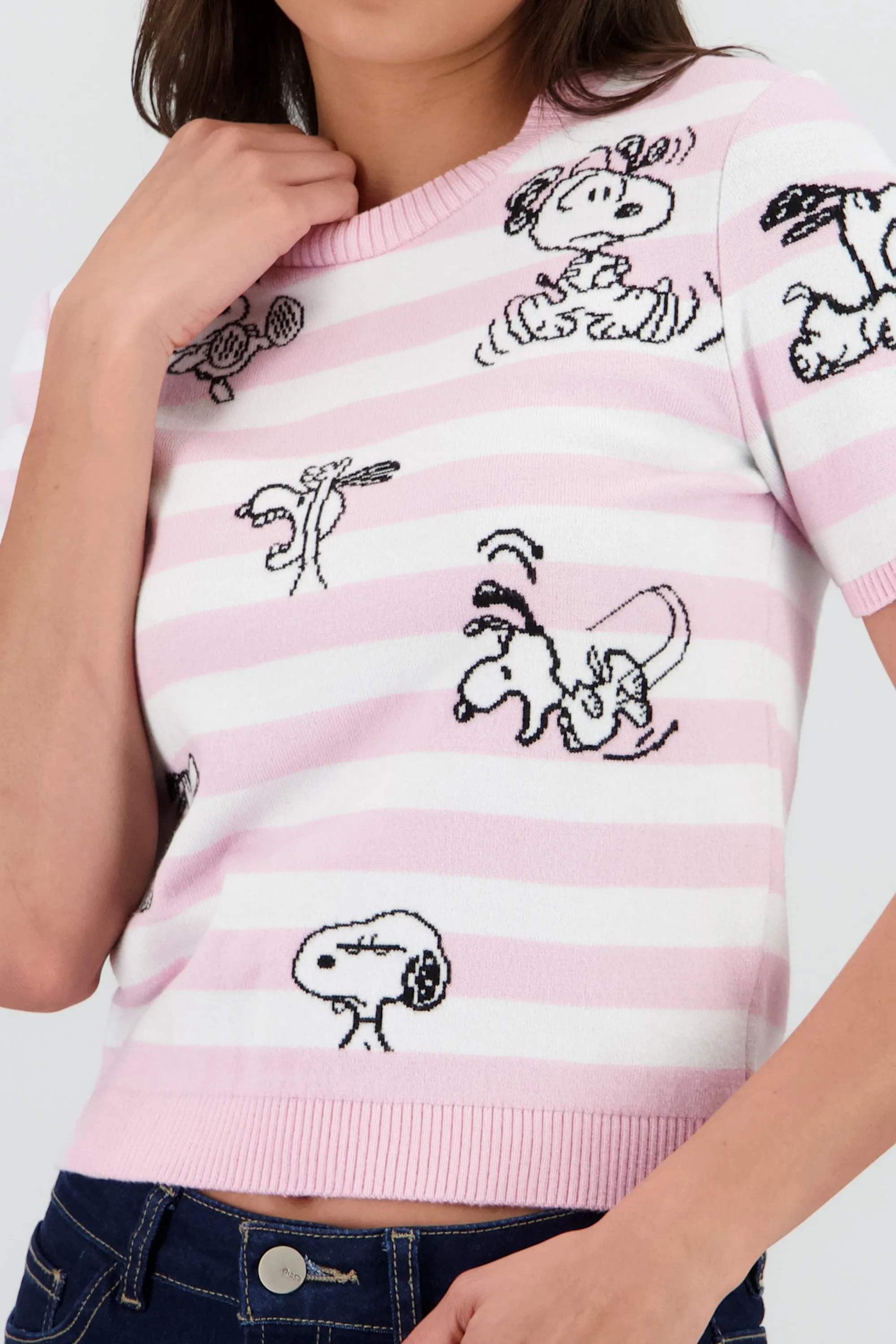 Top tejido rayas Snoopy sold by Shasa product image thumbnail 5