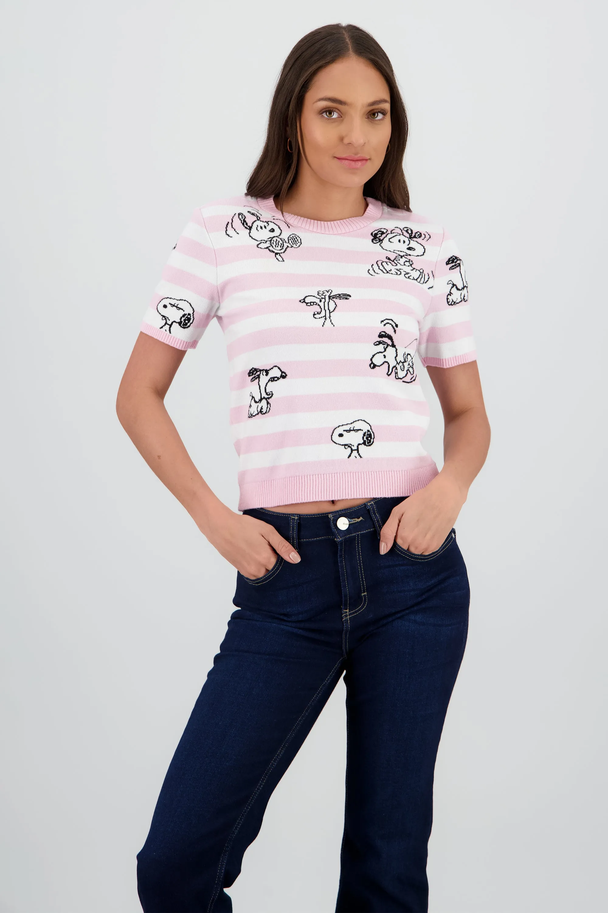 Top tejido rayas Snoopy sold by Shasa