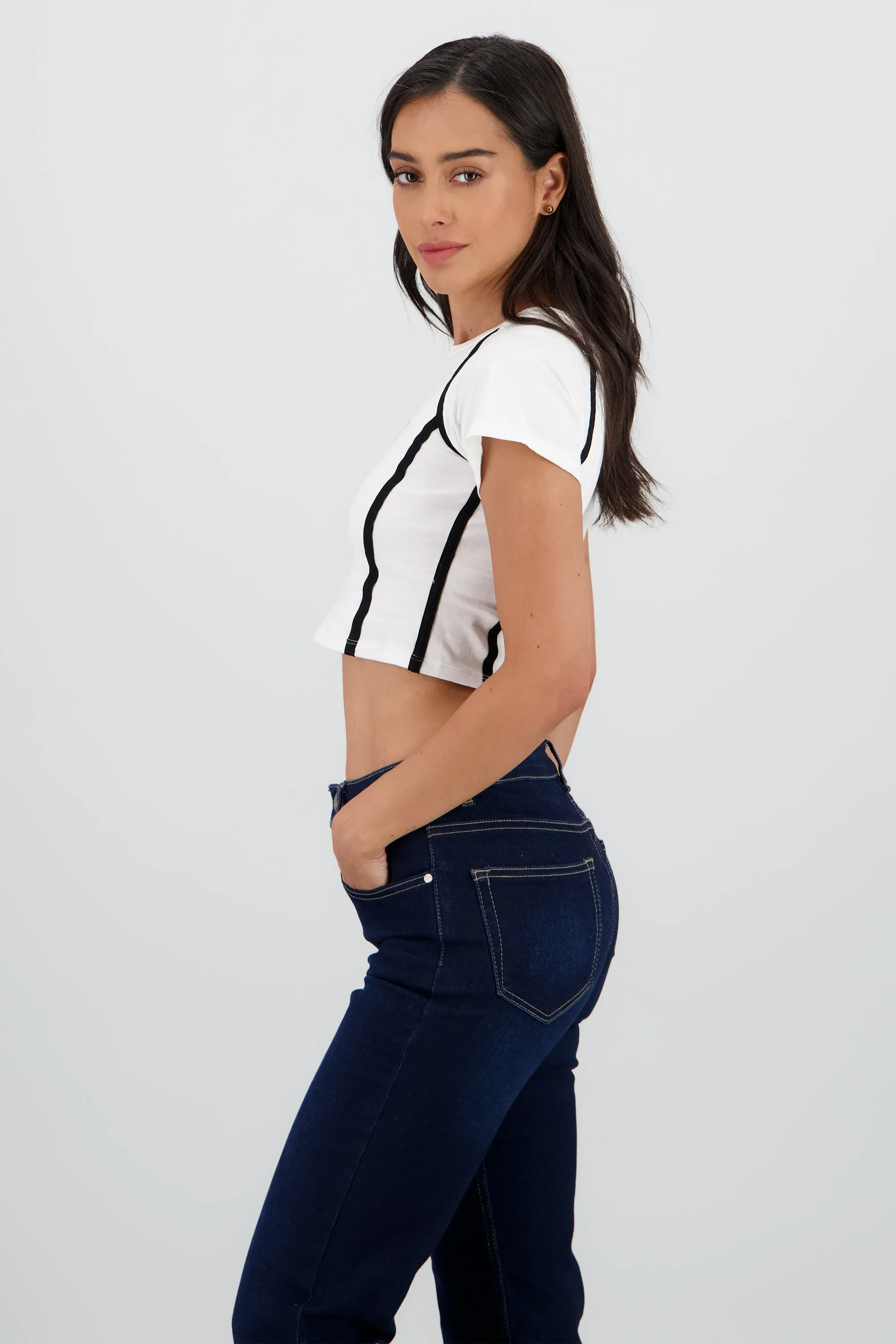 Playera contraste estampado sold by Shasa product image thumbnail 3