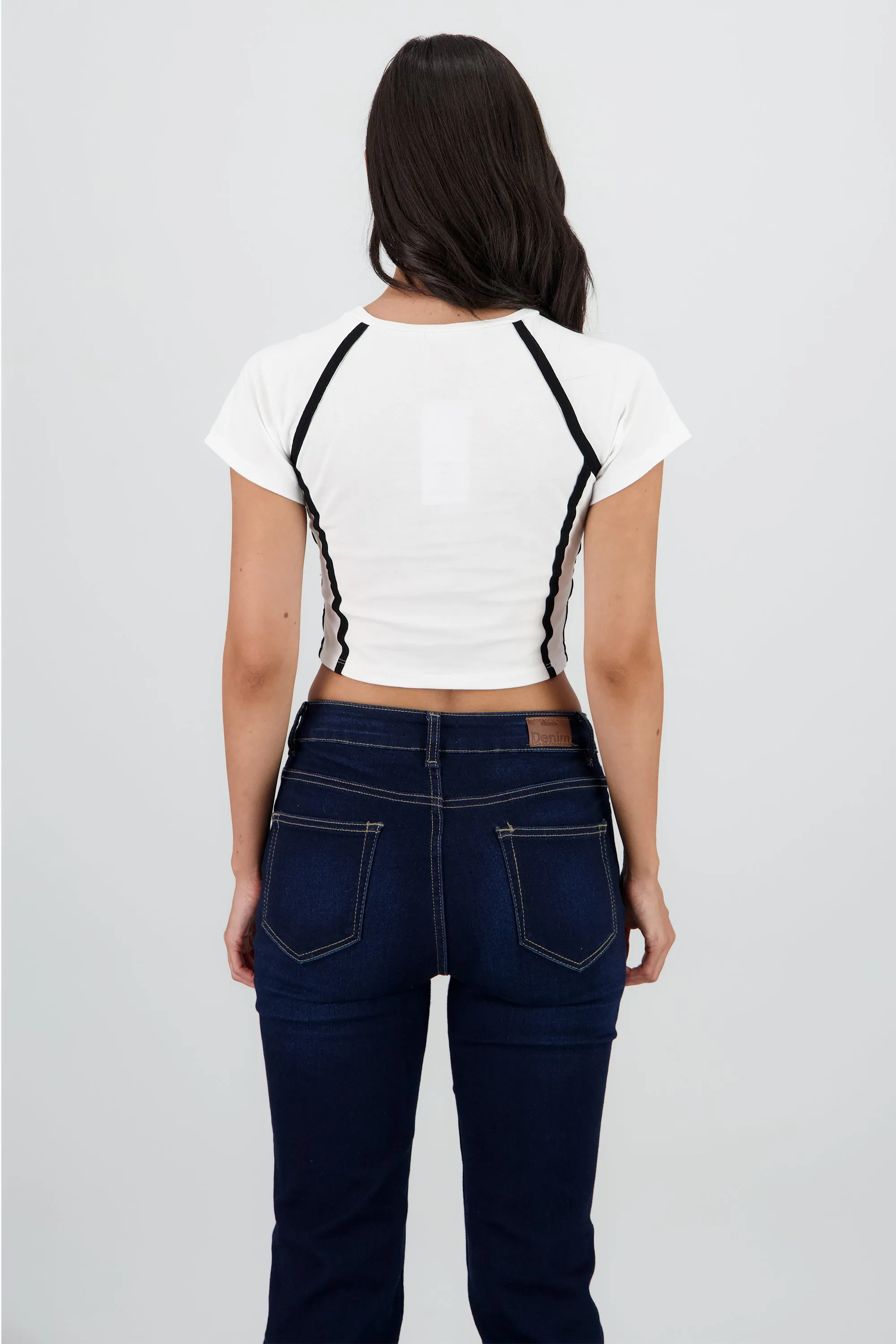 Playera contraste estampado sold by Shasa product image thumbnail 4