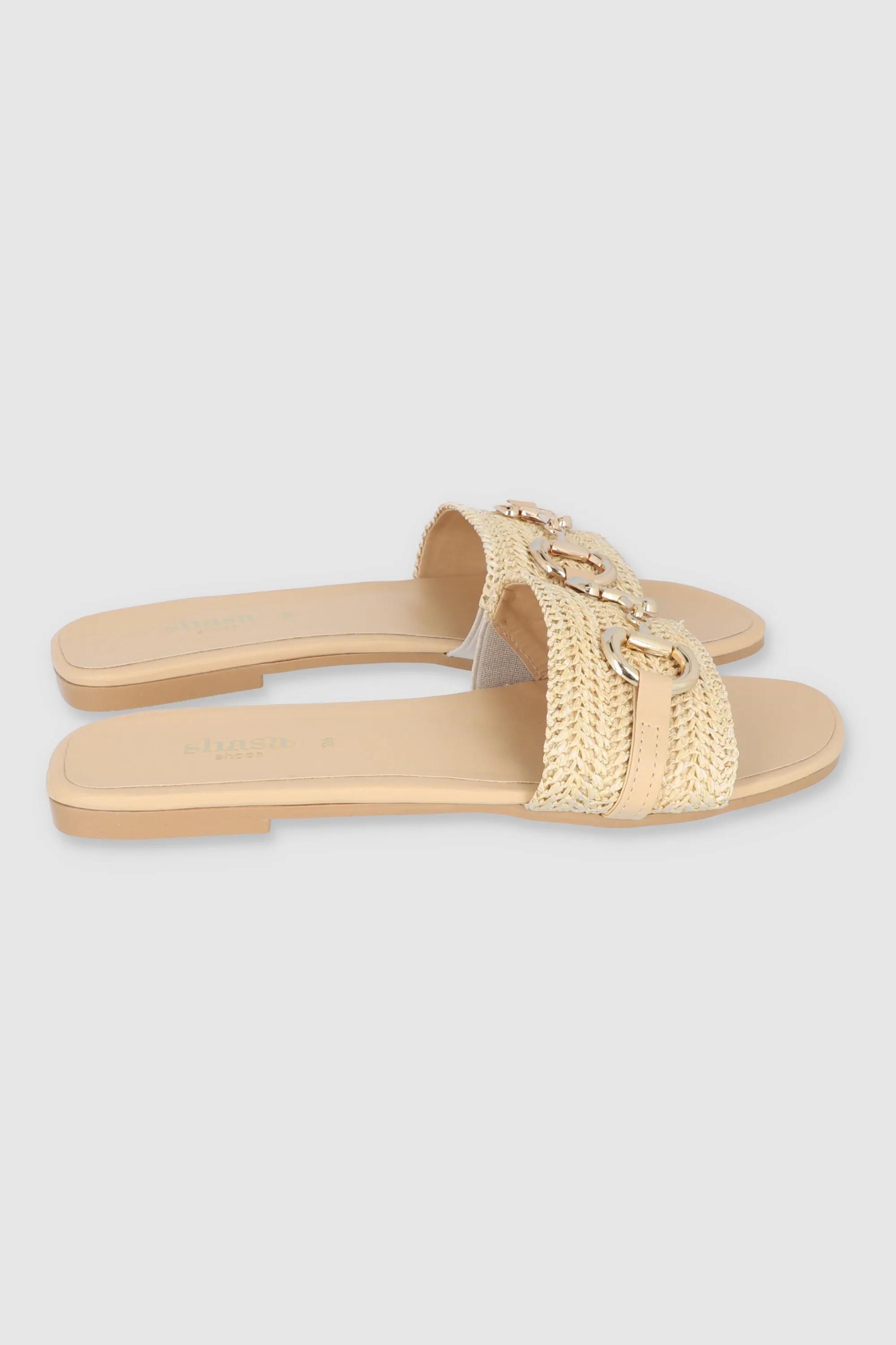 Sandalia tira ancha yute aplicación eslabón sold by Shasa product image thumbnail 4