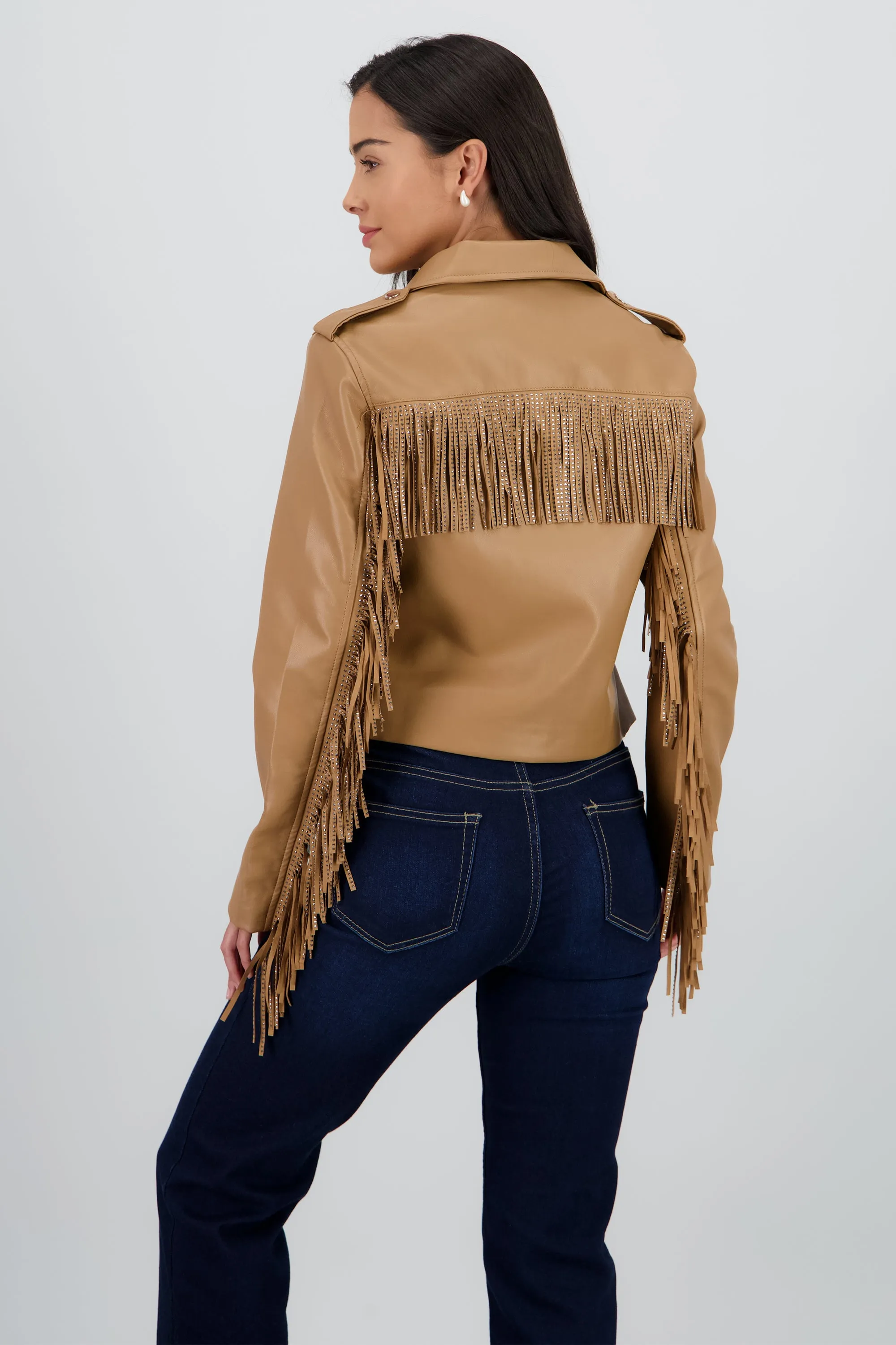 Chamarra Biker Fringe Brillos sold by Shasa product image thumbnail 4
