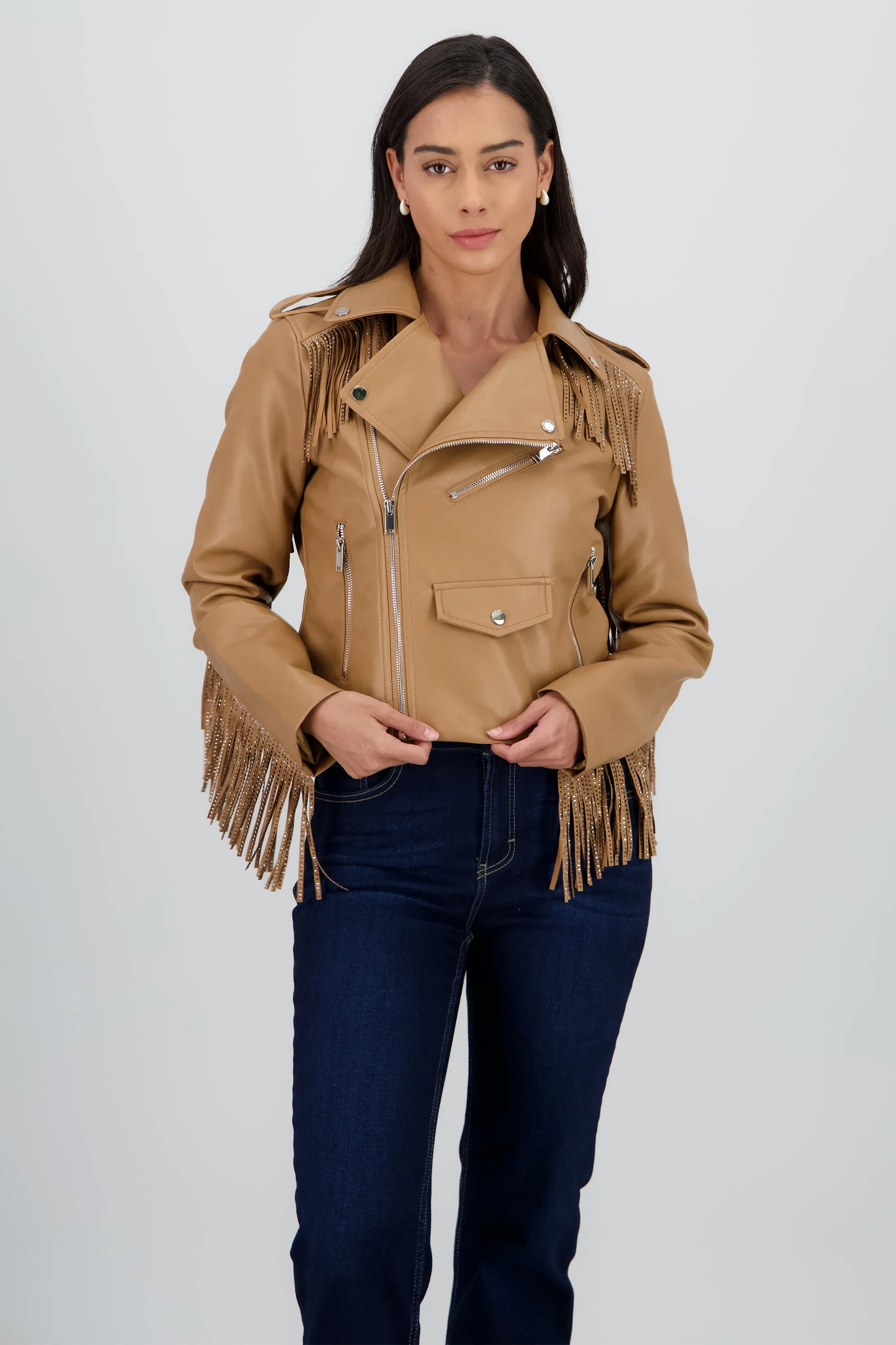 Chamarra Biker Fringe Brillos sold by Shasa product image thumbnail 2