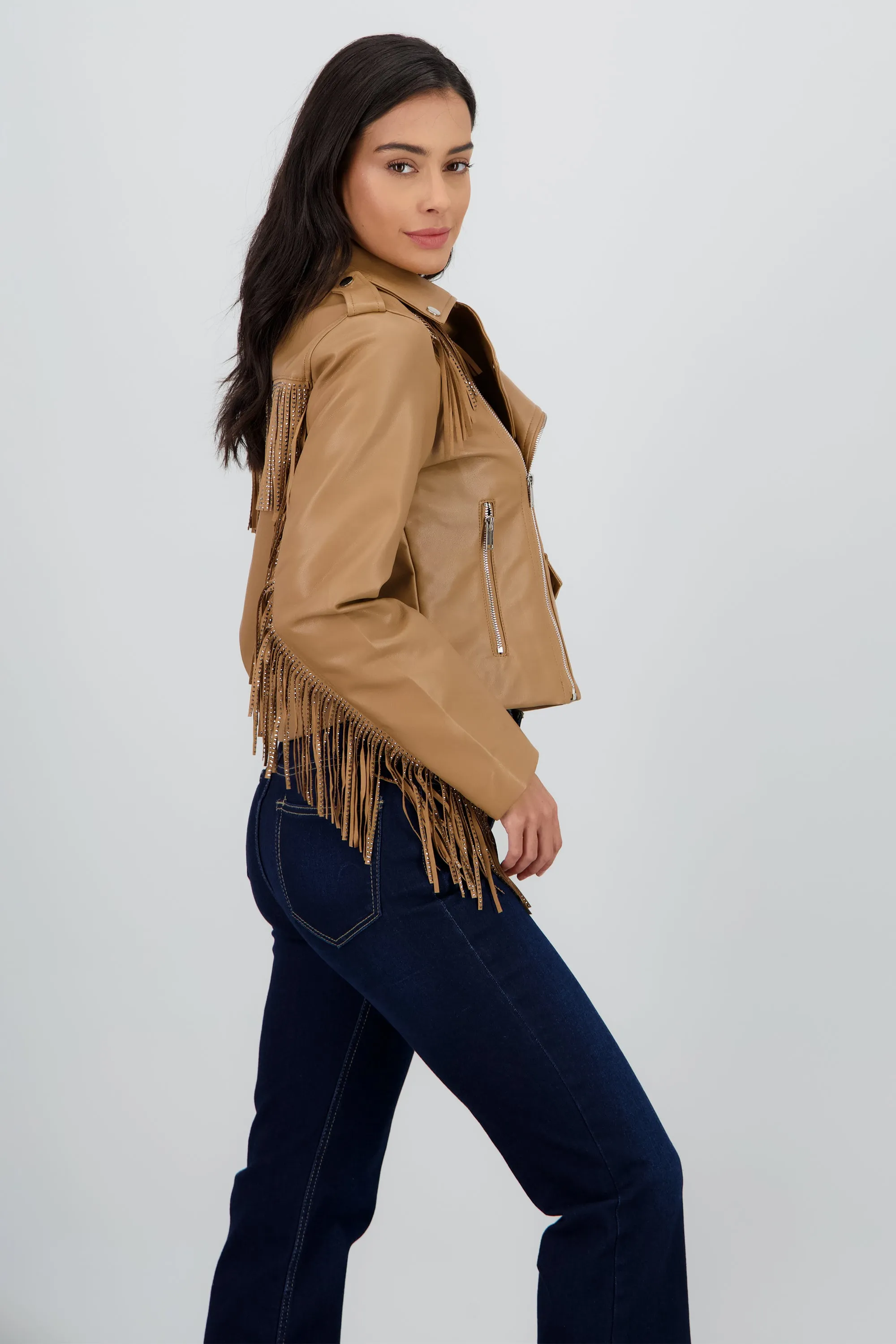 Chamarra Biker Fringe Brillos sold by Shasa product image thumbnail 3