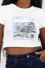 Playera manga corta estampado sello sold by Shasa
