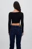 TOP MANGA LARGA CUELLO REDONDO RIB sold by Shasa
