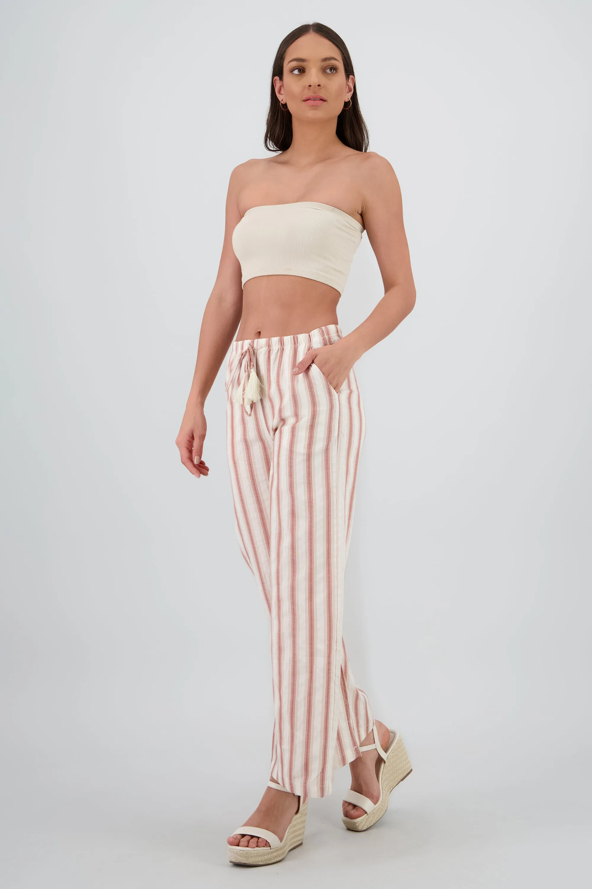 Pantalon rayas con jareta sold by Shasa