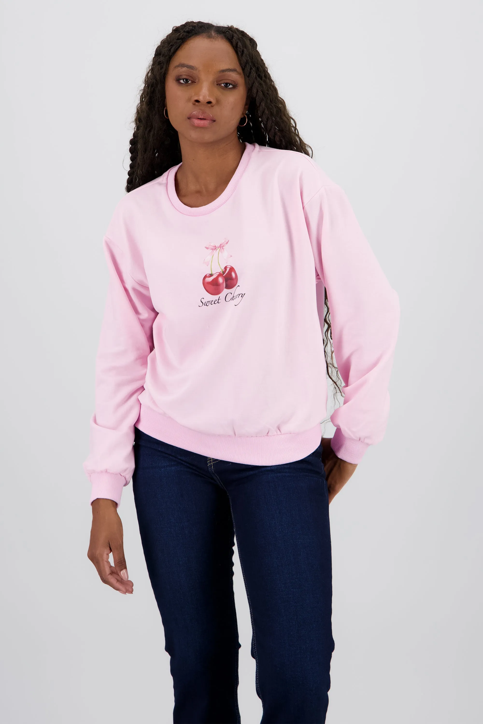 Sudadera con estampado de cereza sold by Shasa