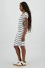 Vestido midi rayas dole tela rib sold by Shasa