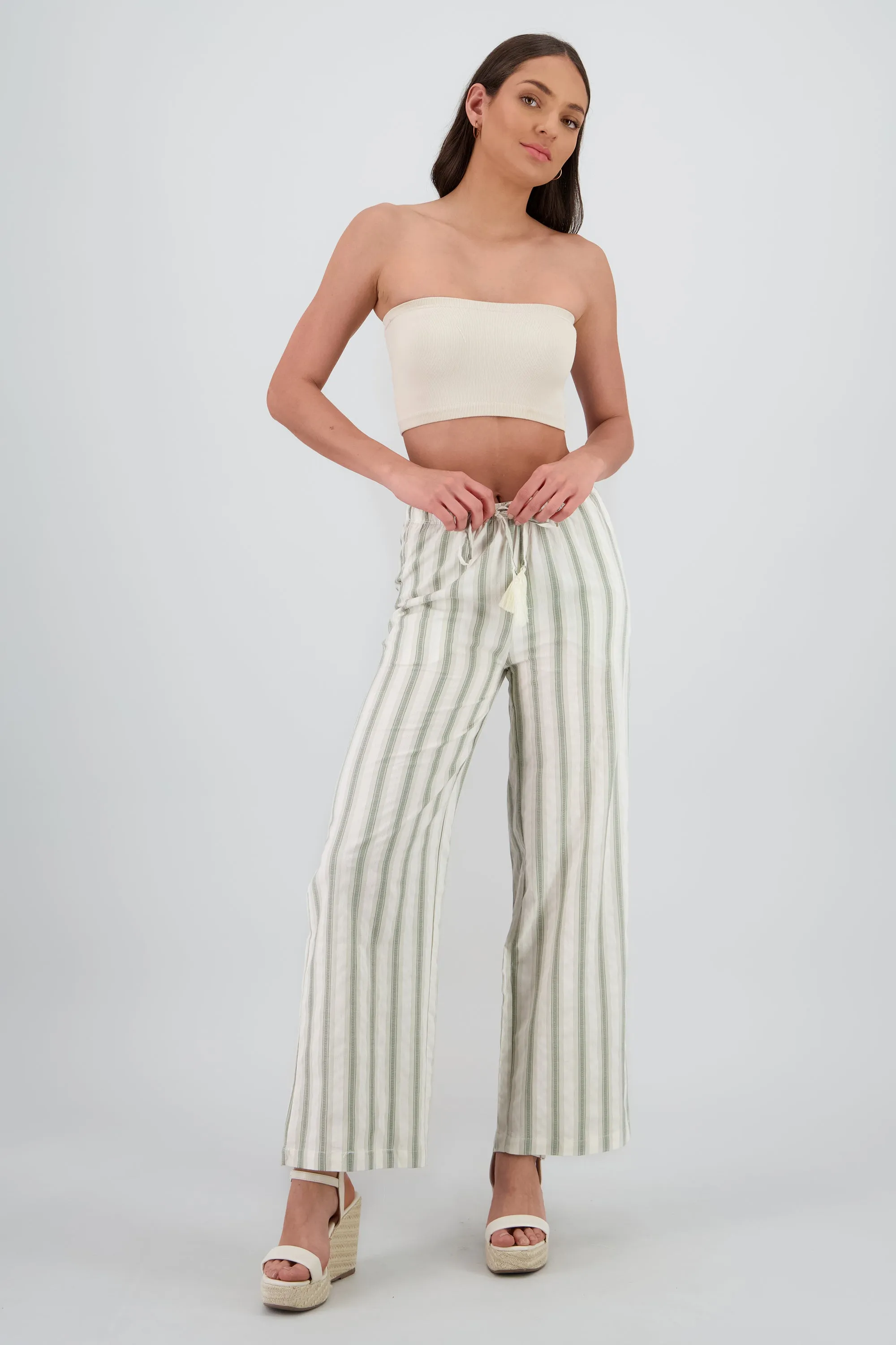 Pantalon rayas con jareta sold by Shasa