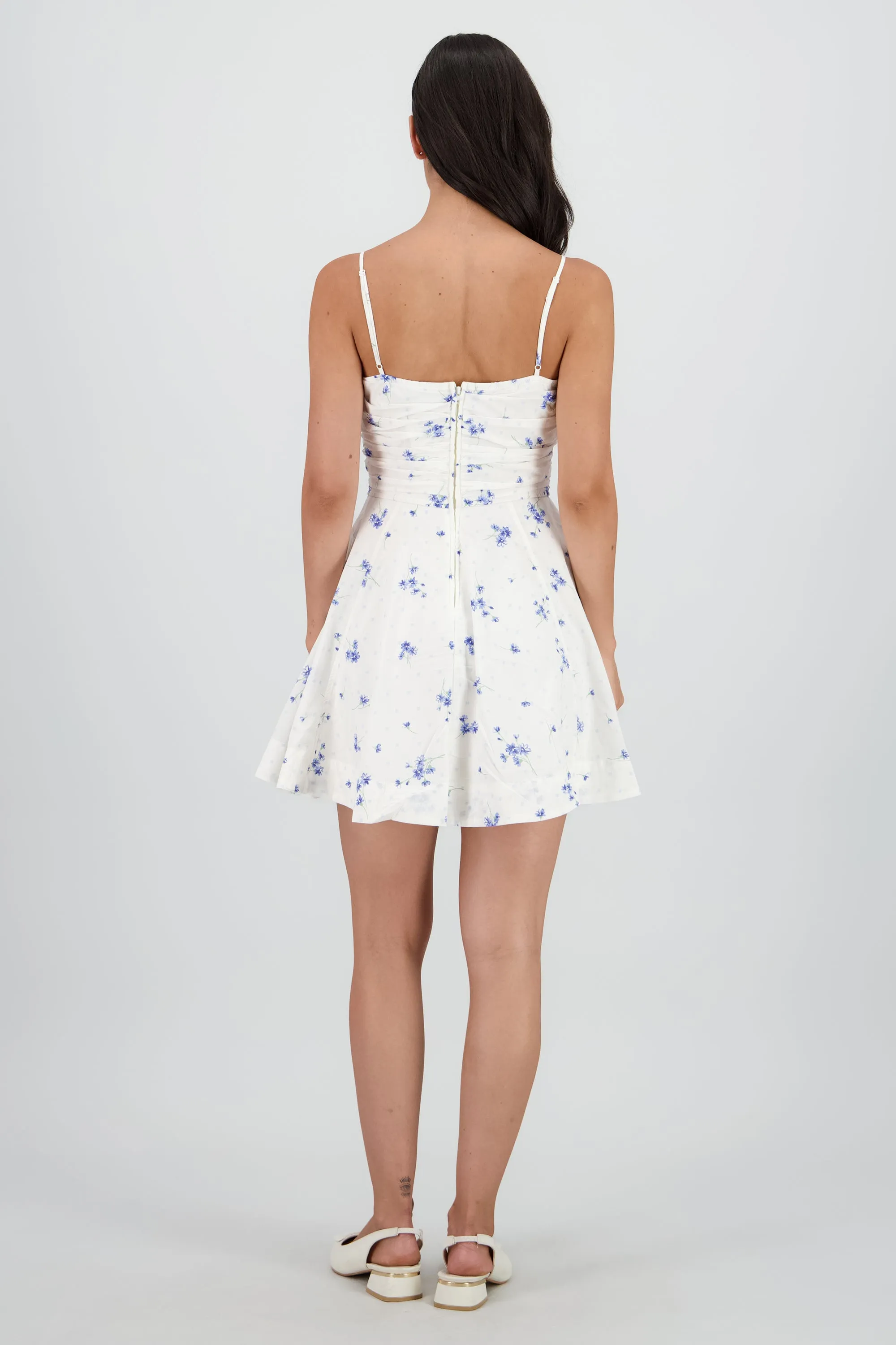 Vestido mini estampado flores y polka sold by Shasa product image thumbnail 4