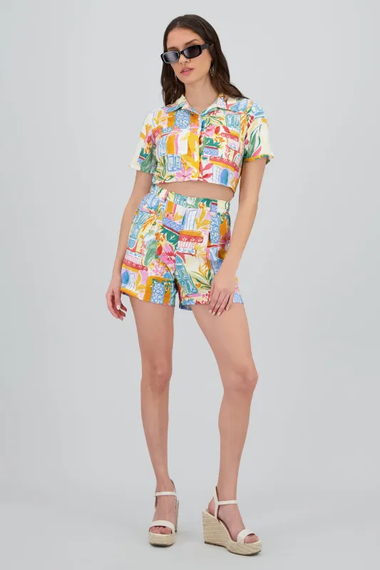 Shorts mini detalle pretina sold by Shasa