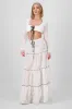 Falda maxi cortes smock sold by Shasa