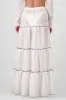 Falda maxi cortes smock sold by Shasa