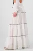 Falda maxi cortes smock sold by Shasa