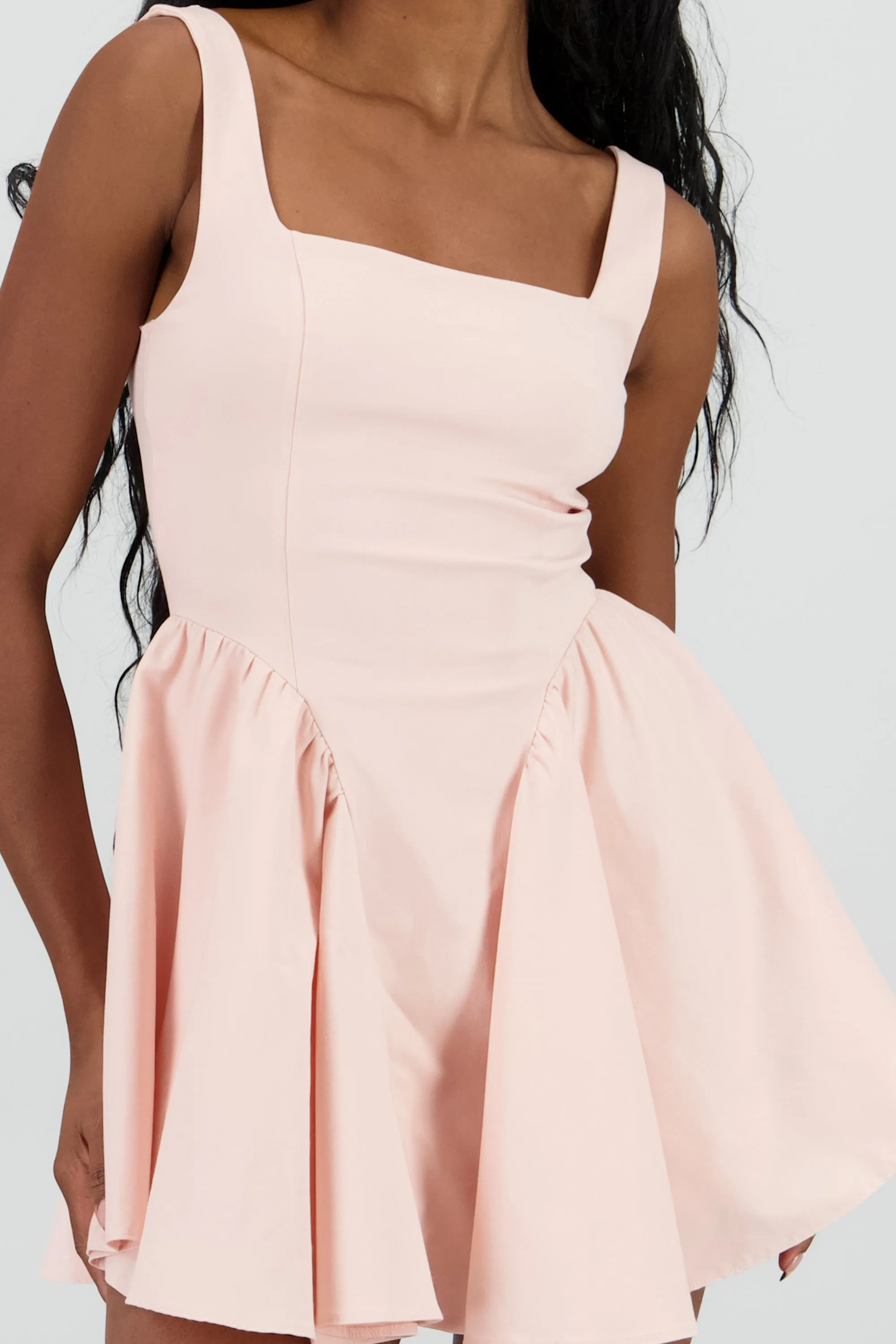 Vestido corto con crionlina liso sold by Shasa product image thumbnail 5