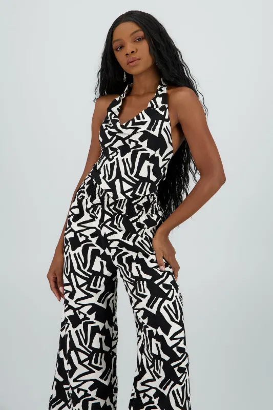 Top halter con estampado sold by Shasa