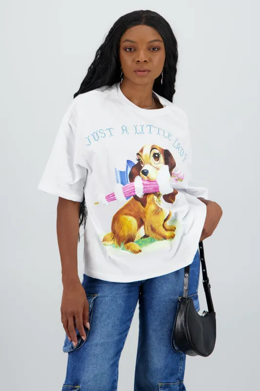 Playera over Lady sold by Shasa