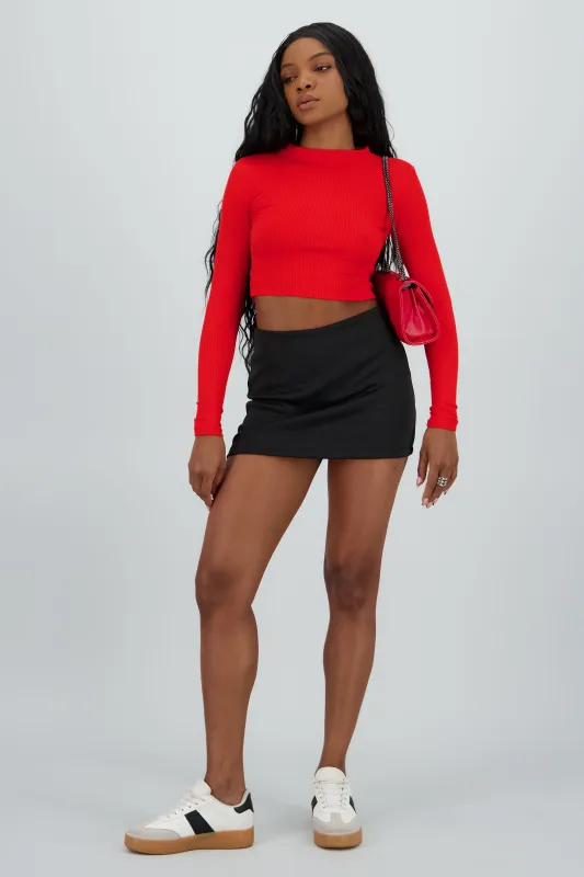 Falda short mini lisa sold by Shasa