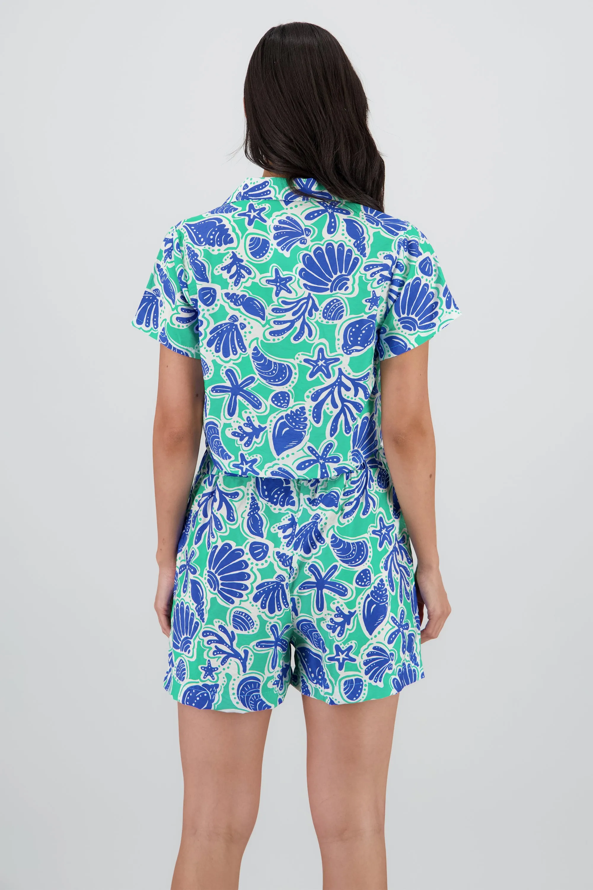 Camisa manga corta estampado conchas sold by Shasa product image thumbnail 4