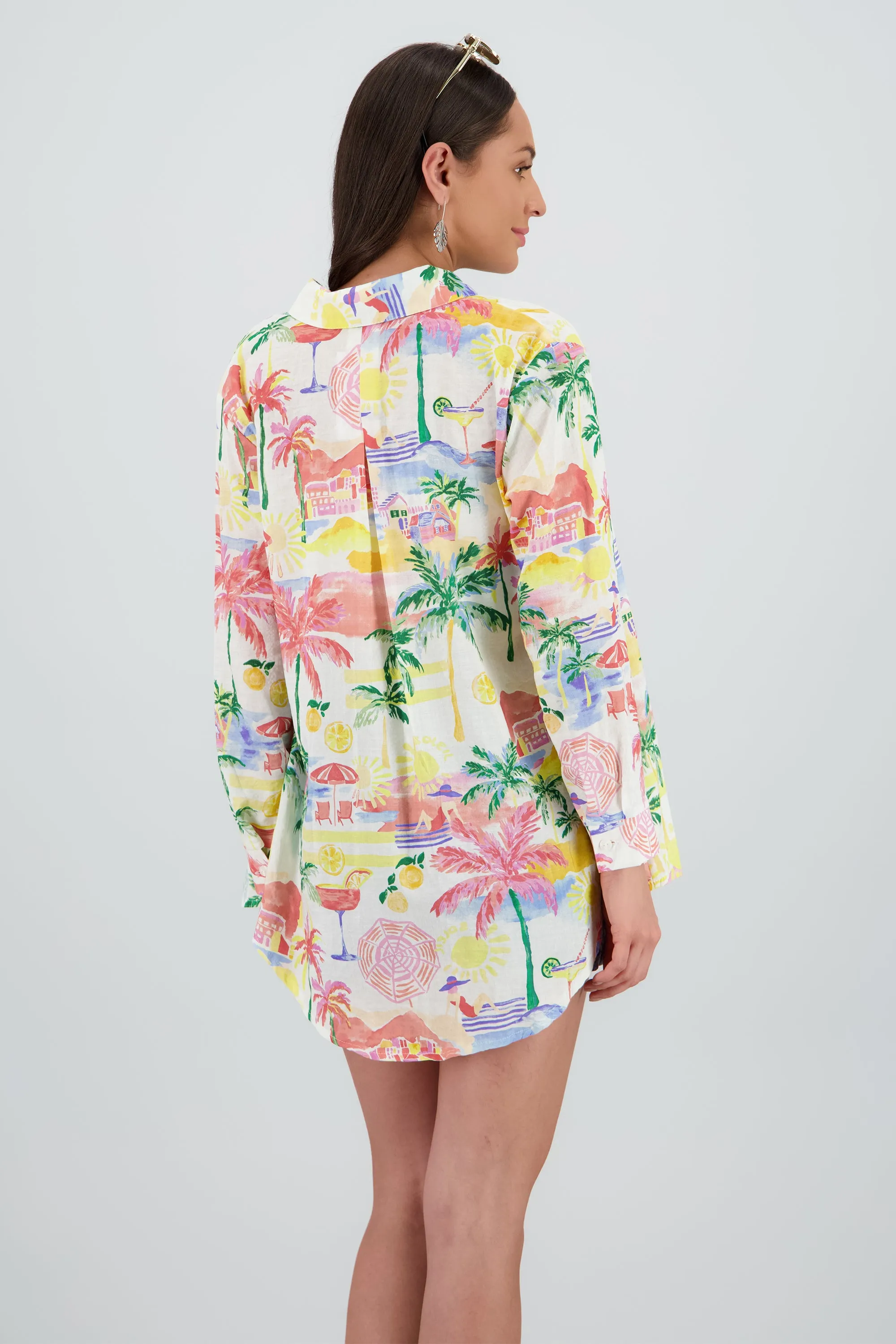 Camisa manga larga oversize detalle botones sold by Shasa product image thumbnail 4