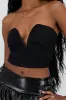 Top de mesh con escote varilla sold by Shasa