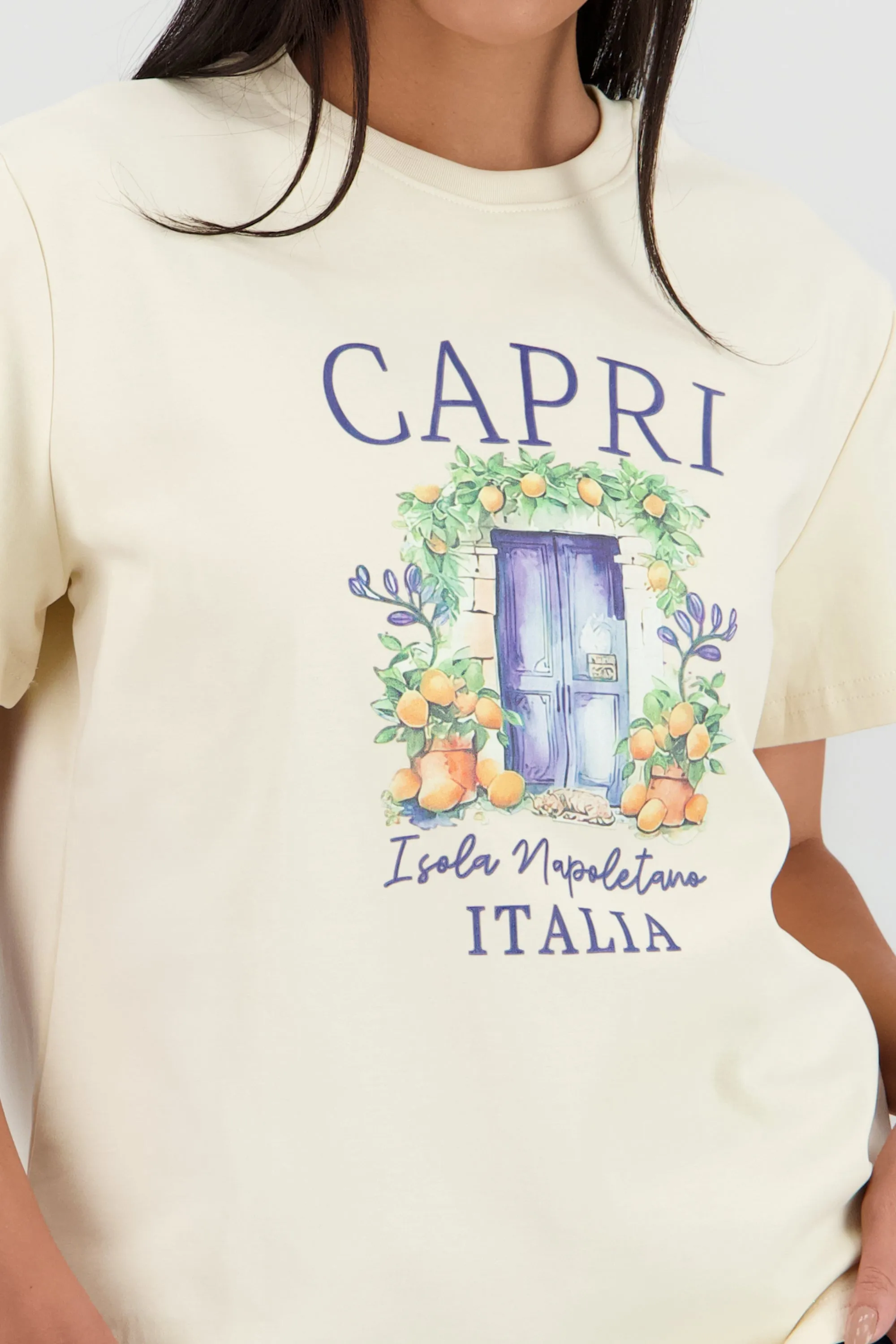 Playera manga corta estampado capri sold by Shasa product image thumbnail 5