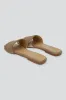 Sandalia tira ancha yute trenzado sold by Shasa