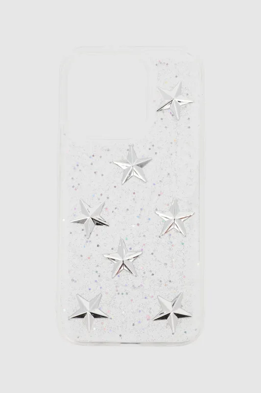 Funda celular i15 pro estrella glitter sold by Shasa