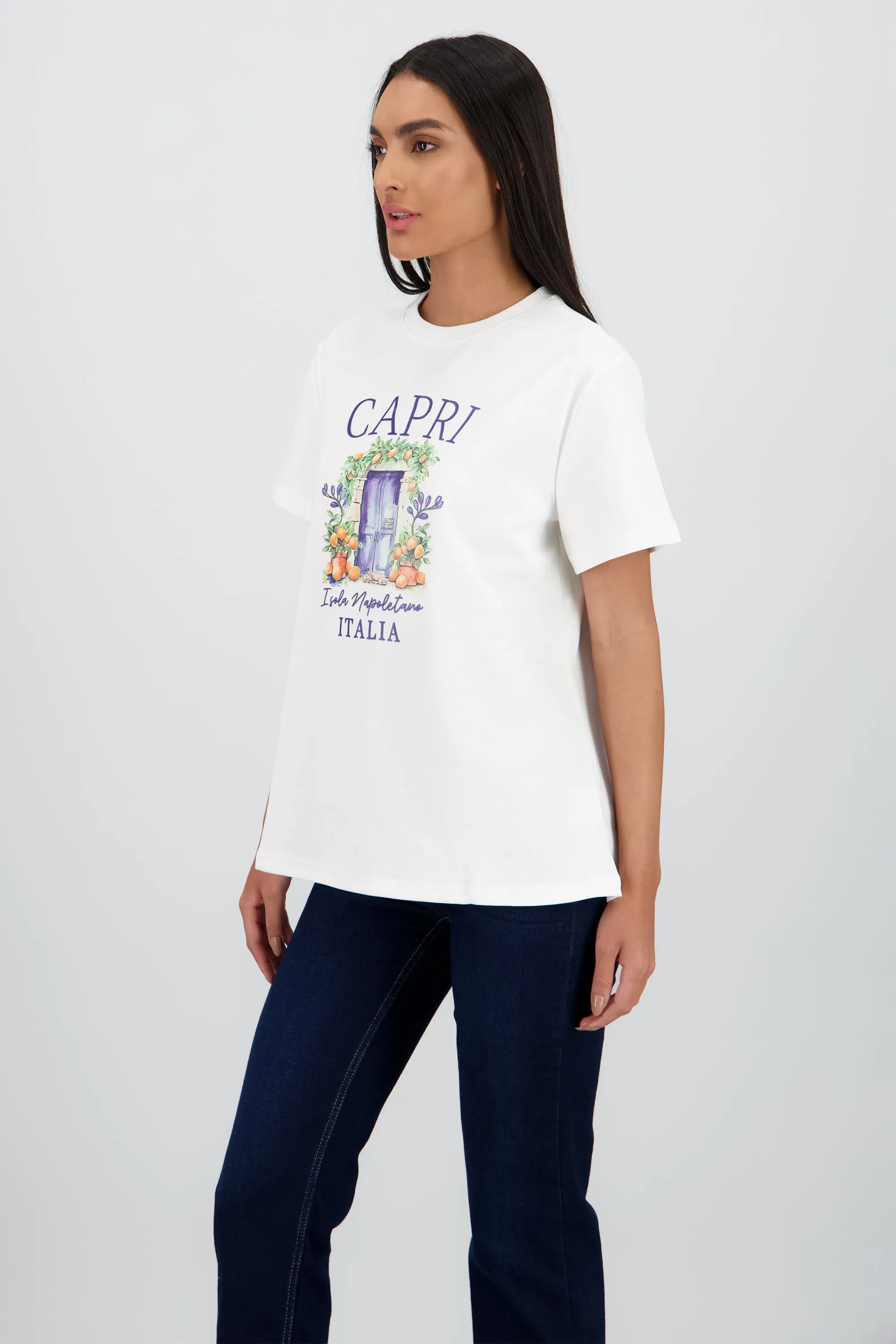 Playera manga corta estampado capri sold by Shasa product image thumbnail 3