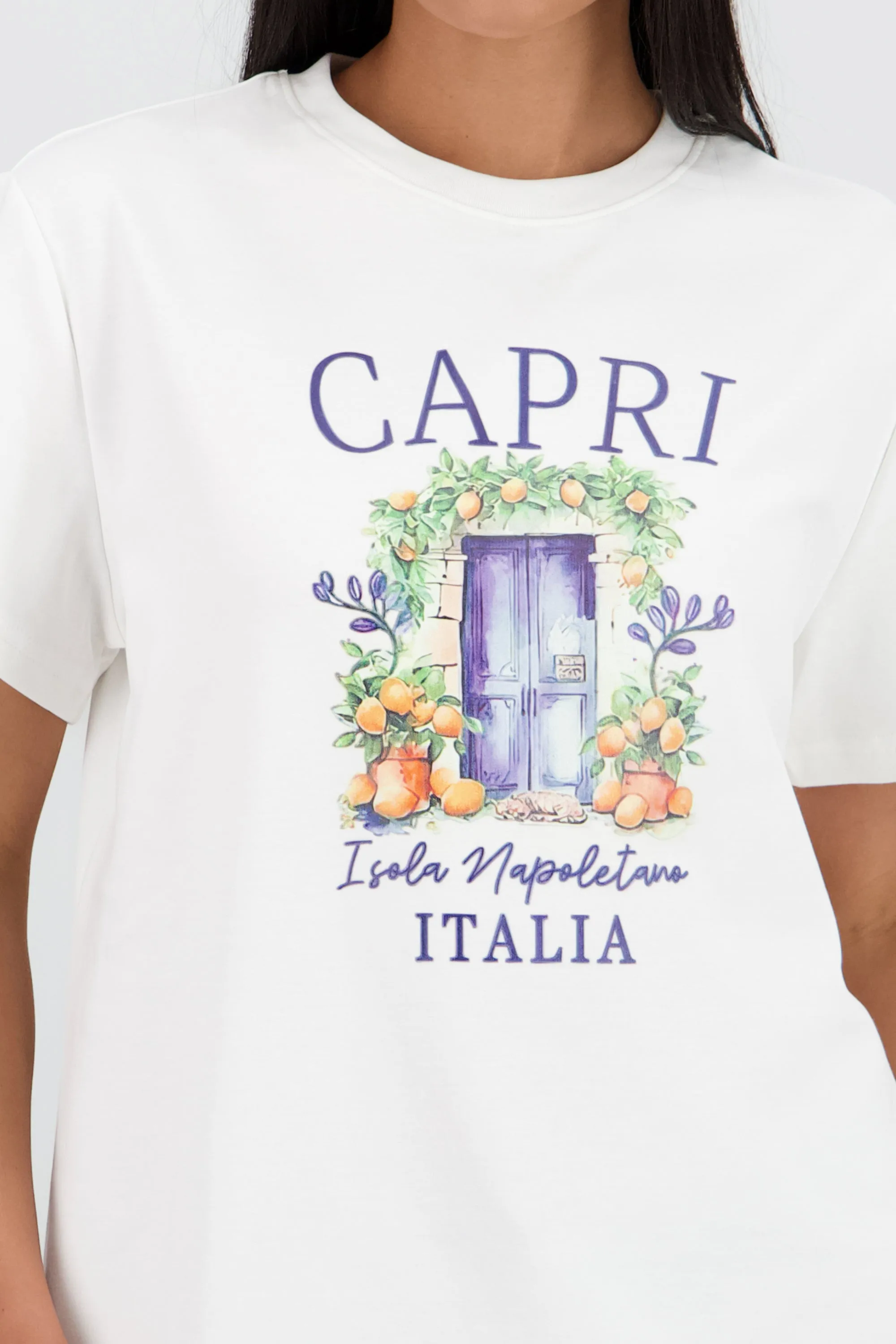Playera manga corta estampado capri sold by Shasa product image thumbnail 5