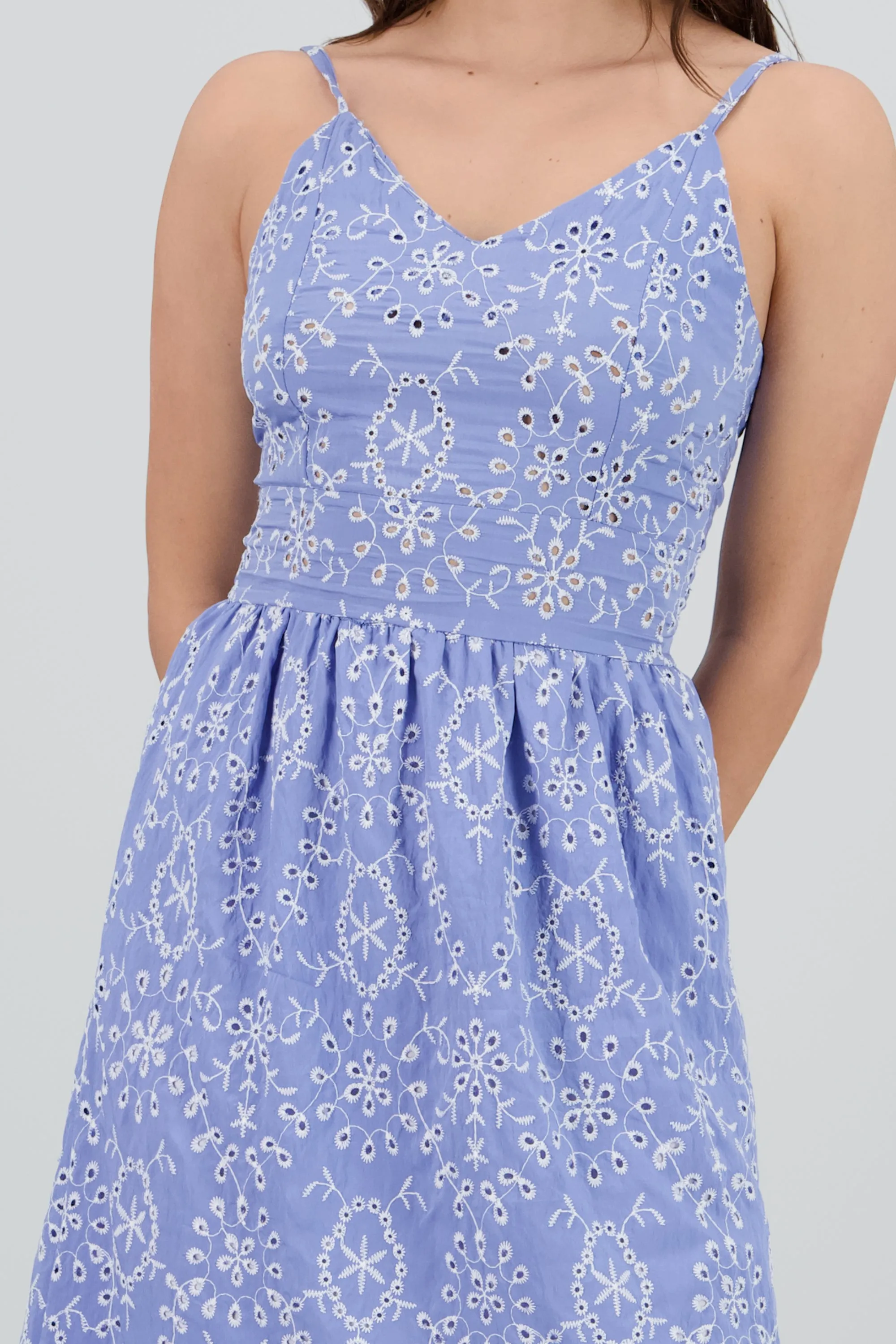 Vestido maxi tirantes eyelet sold by Shasa product image thumbnail 5