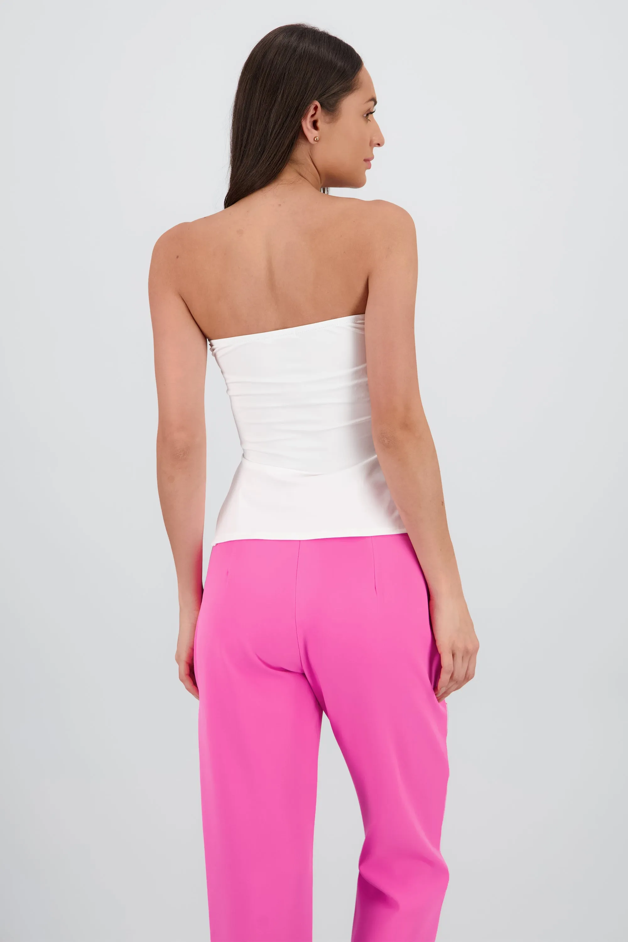 Top tubo drapeado con aberturas en costados sold by Shasa product image thumbnail 4