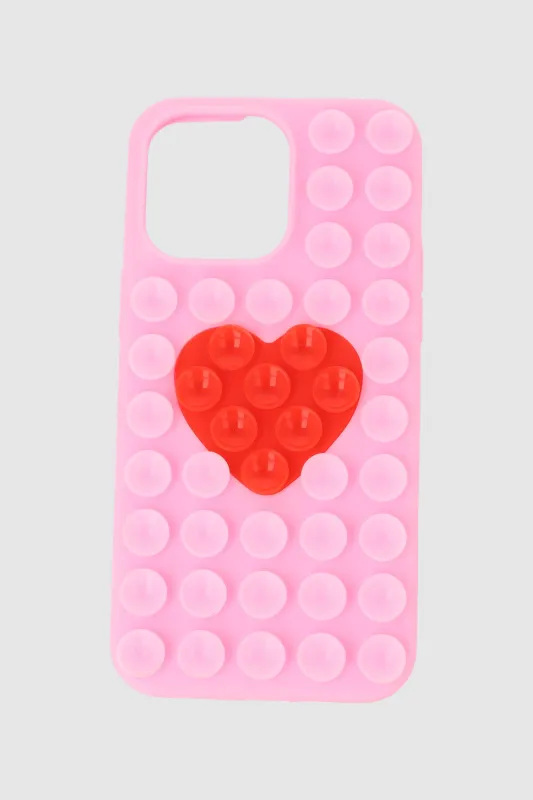 Funda celular i15 pro max ventosa corazon sold by Shasa