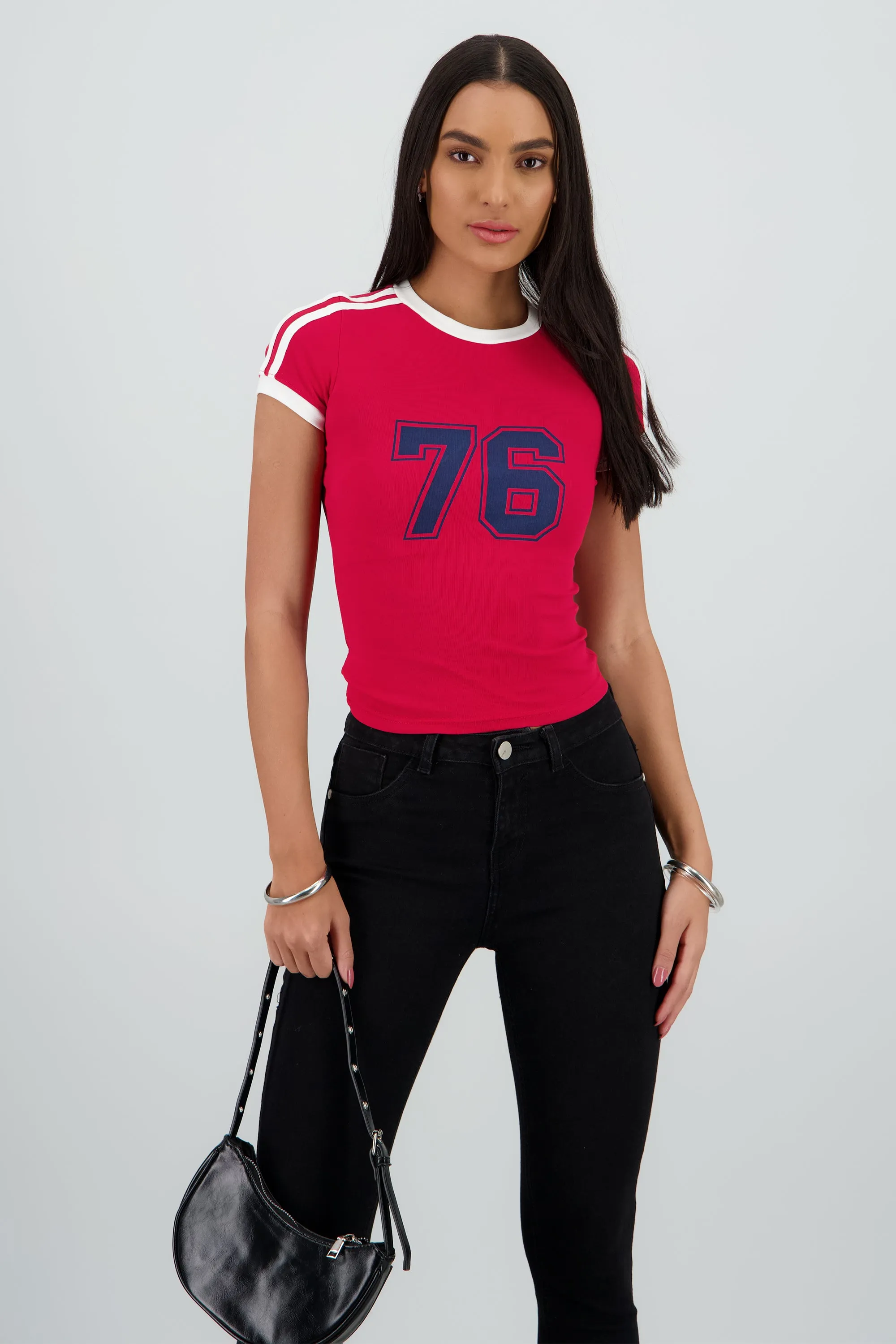 Top estampado contraste sold by Shasa