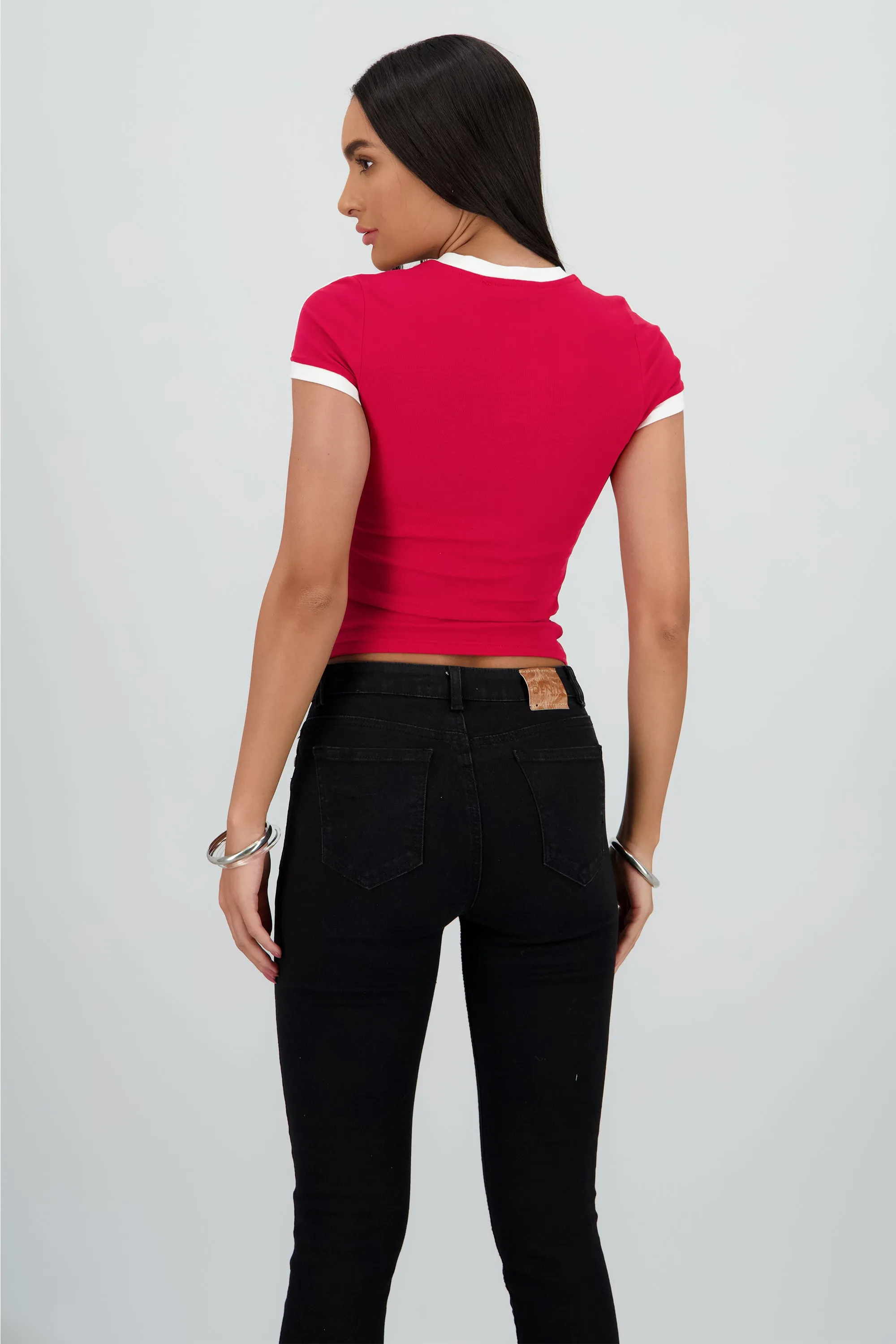 Top estampado contraste sold by Shasa product image thumbnail 4