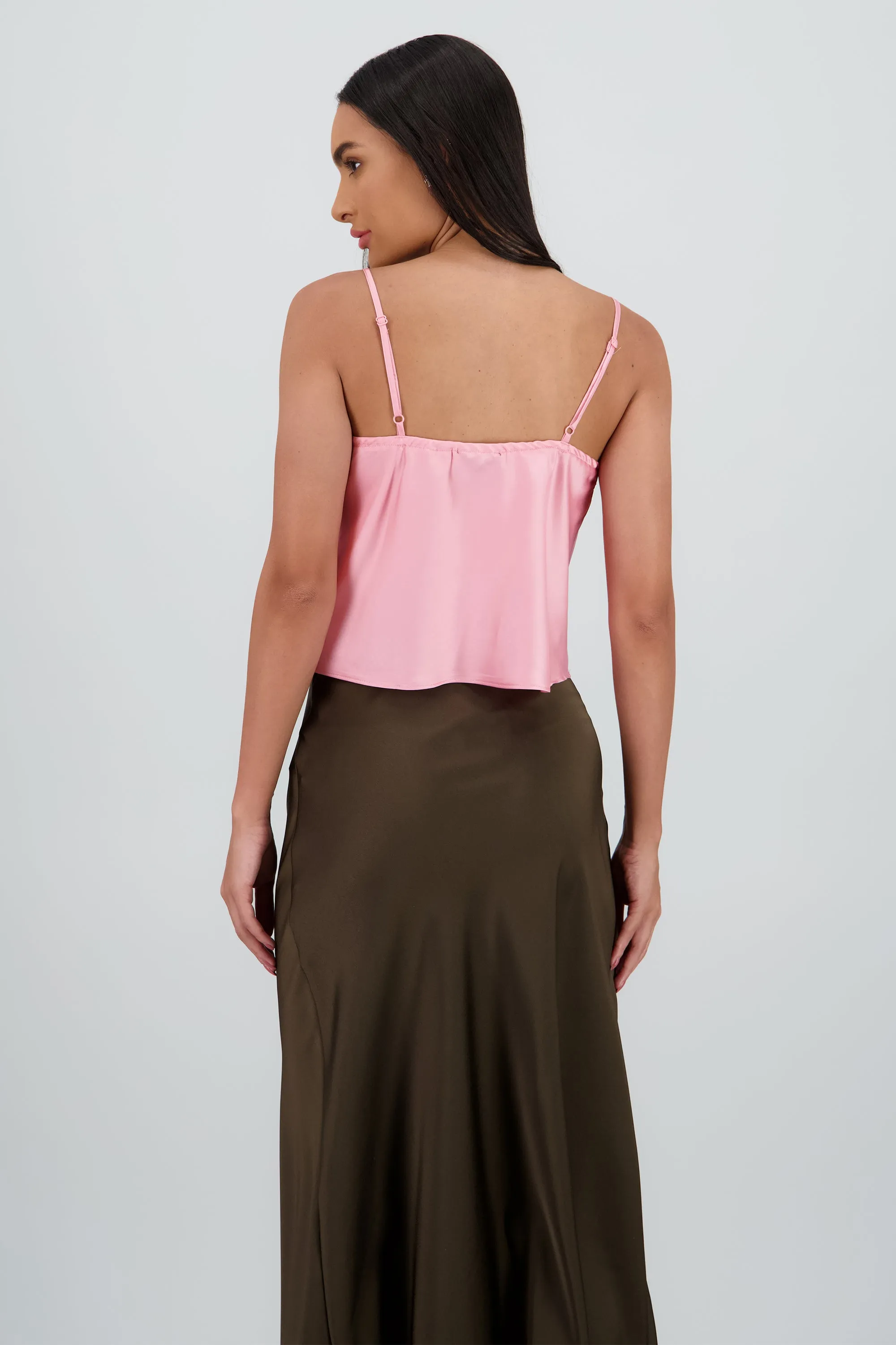 Blusa tirantes santin con detalle en encaje sold by Shasa product image thumbnail 4