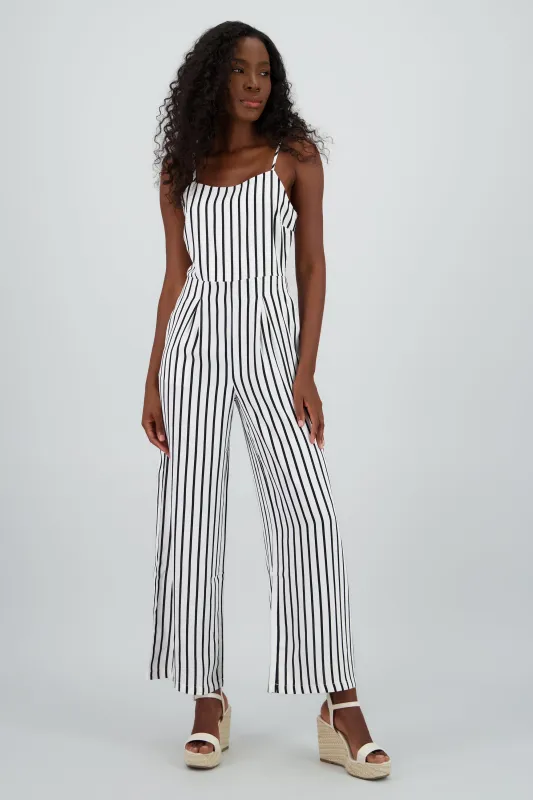 Jumpsuit rayas pierna amplia sold by Shasa