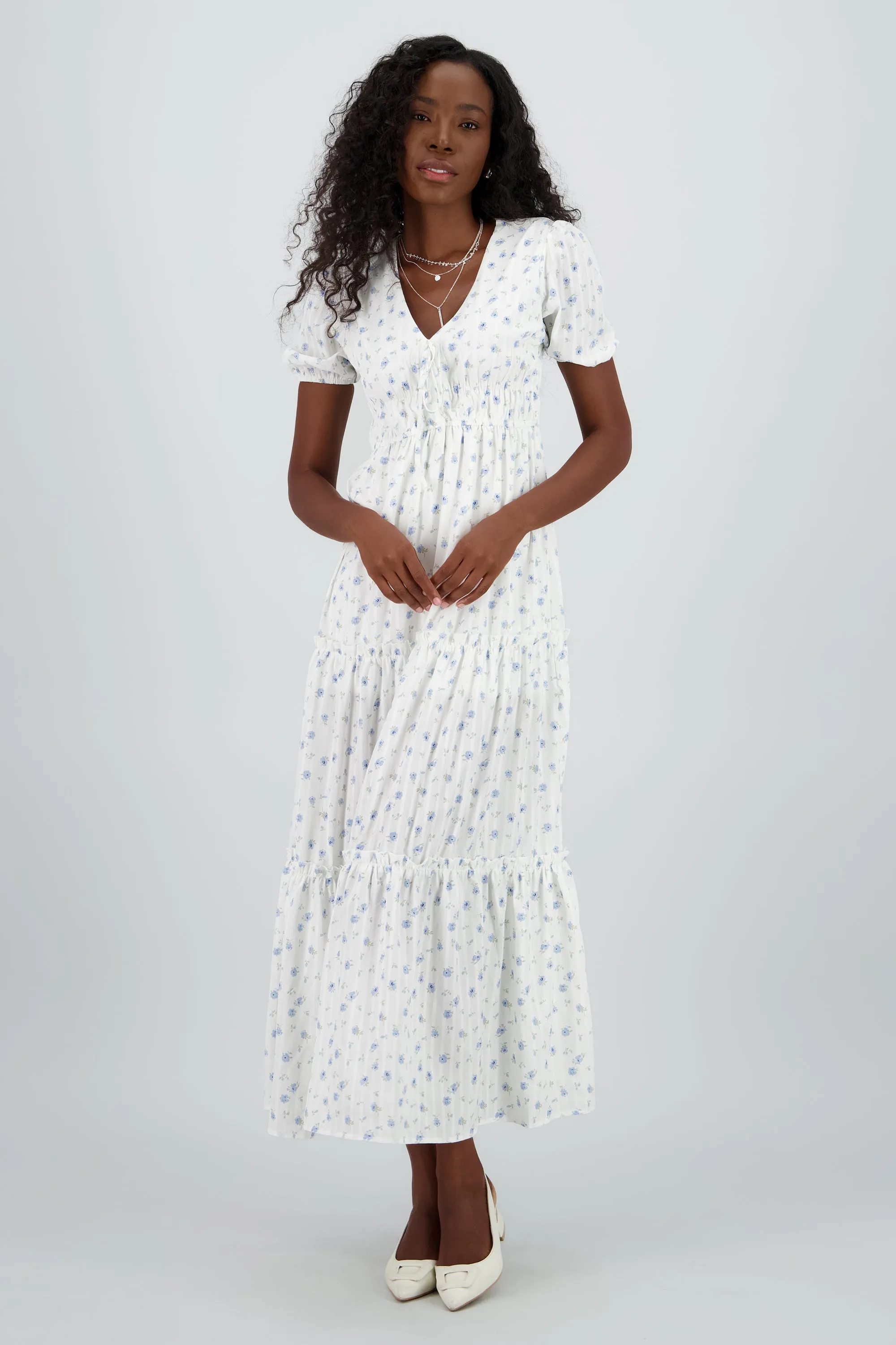 Maxi vestido escote en V sold by Shasa product image thumbnail 2