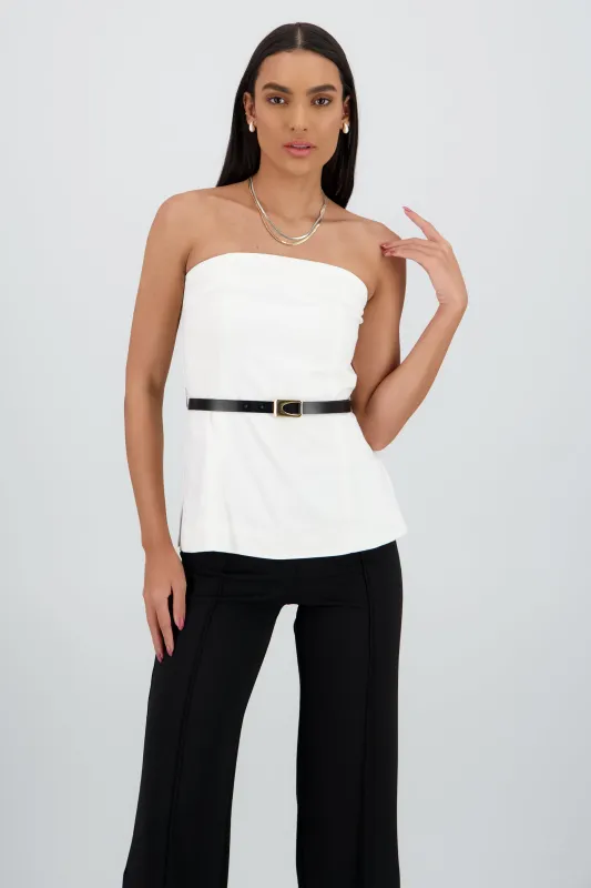 Top strapples detalle cinturon sold by Shasa