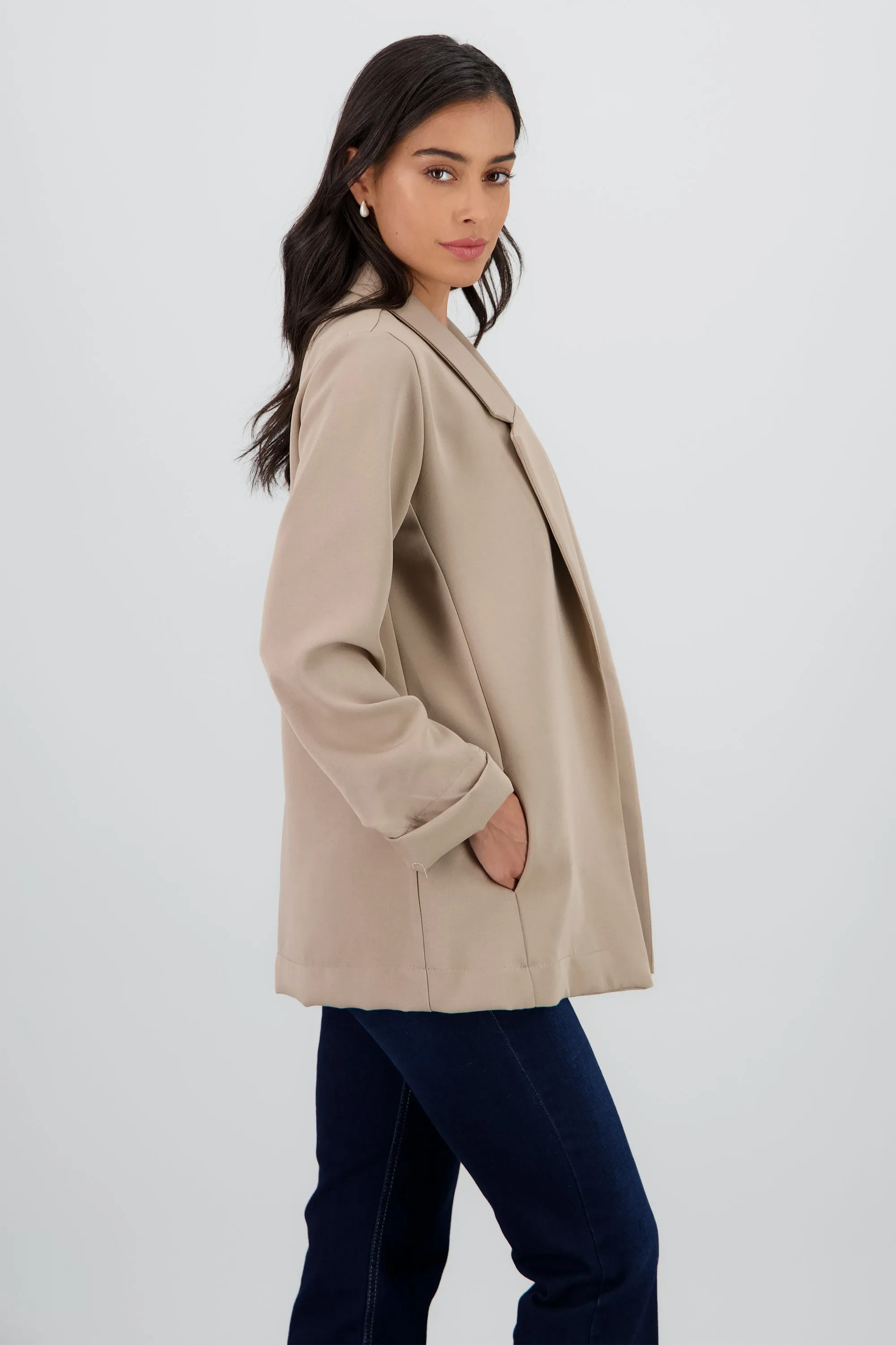 Blazer manga larga detalle solapa sold by Shasa product image thumbnail 3