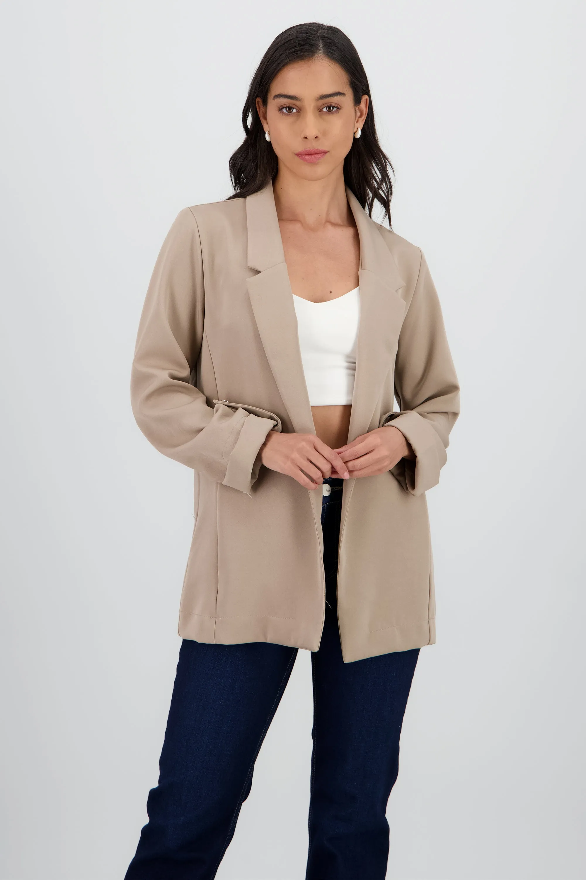 Blazer manga larga detalle solapa sold by Shasa