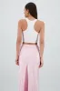 Top liso sin manga cuello redondo sold by Shasa