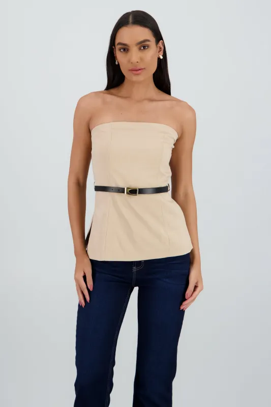 Top strapples detalle cinturon sold by Shasa