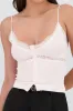 Top tirantes detalle encaje botones sold by Shasa