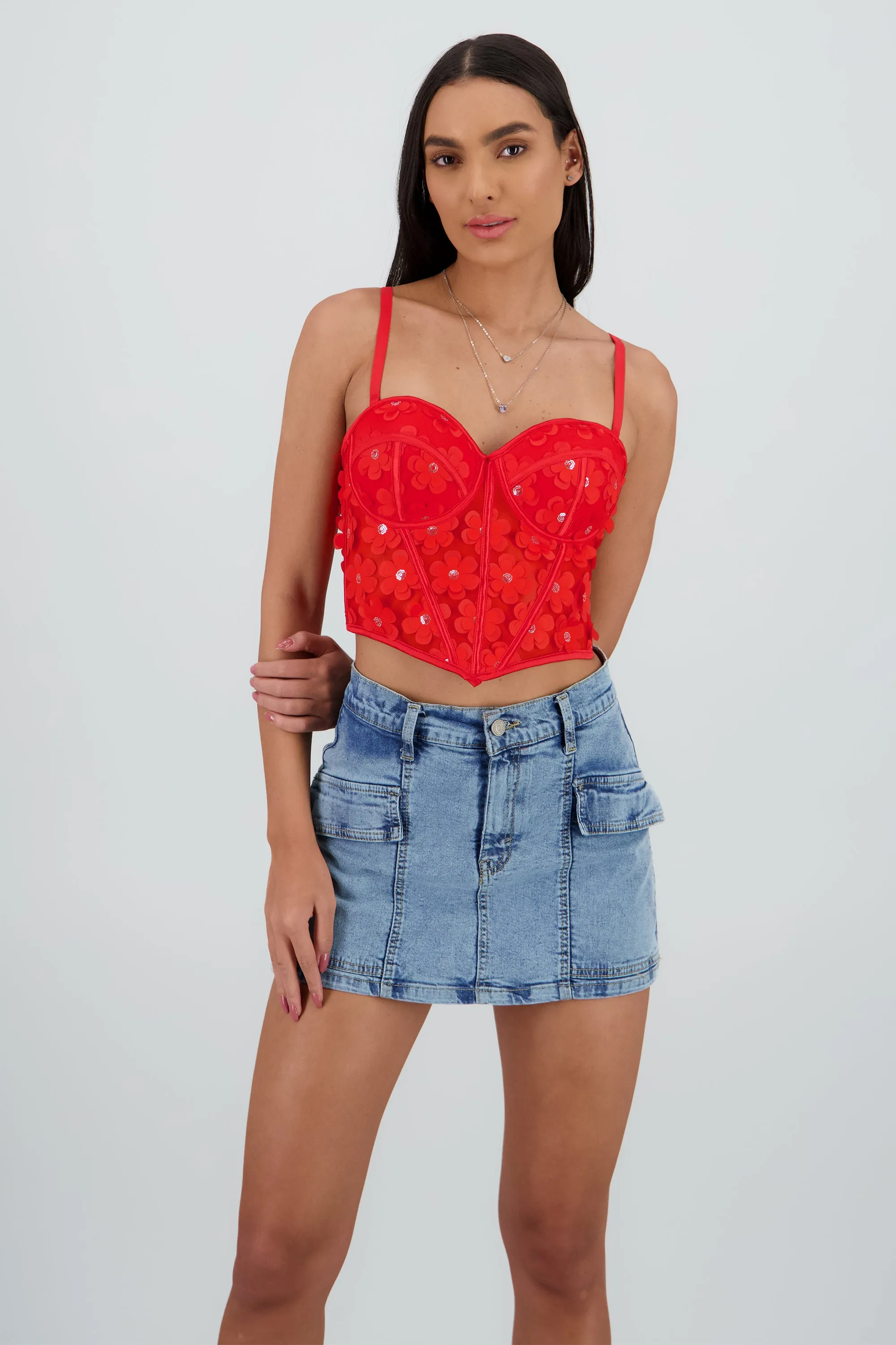 Corset varillas detalle flores sold by Shasa product image thumbnail 2