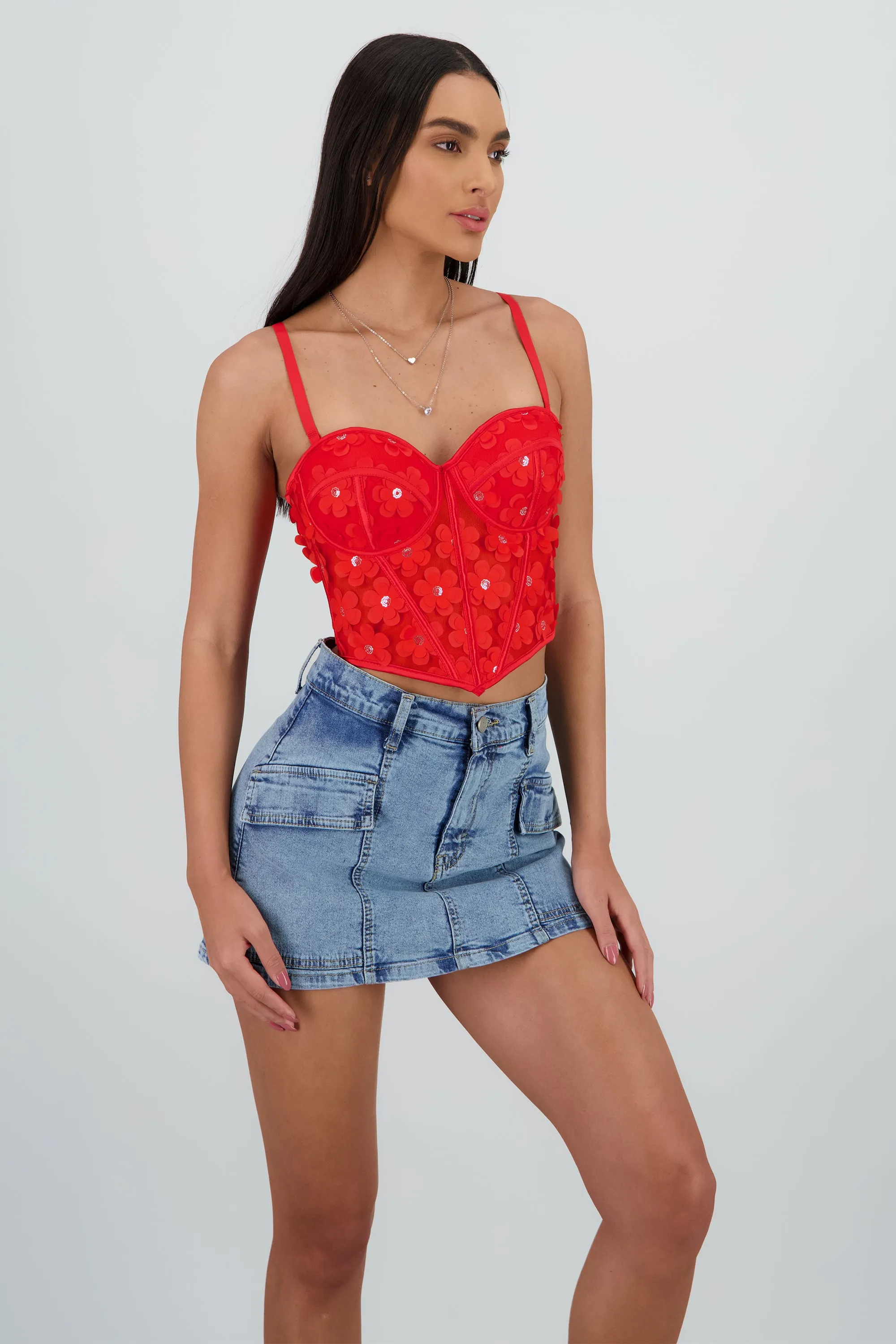 Corset varillas detalle flores sold by Shasa product image thumbnail 3